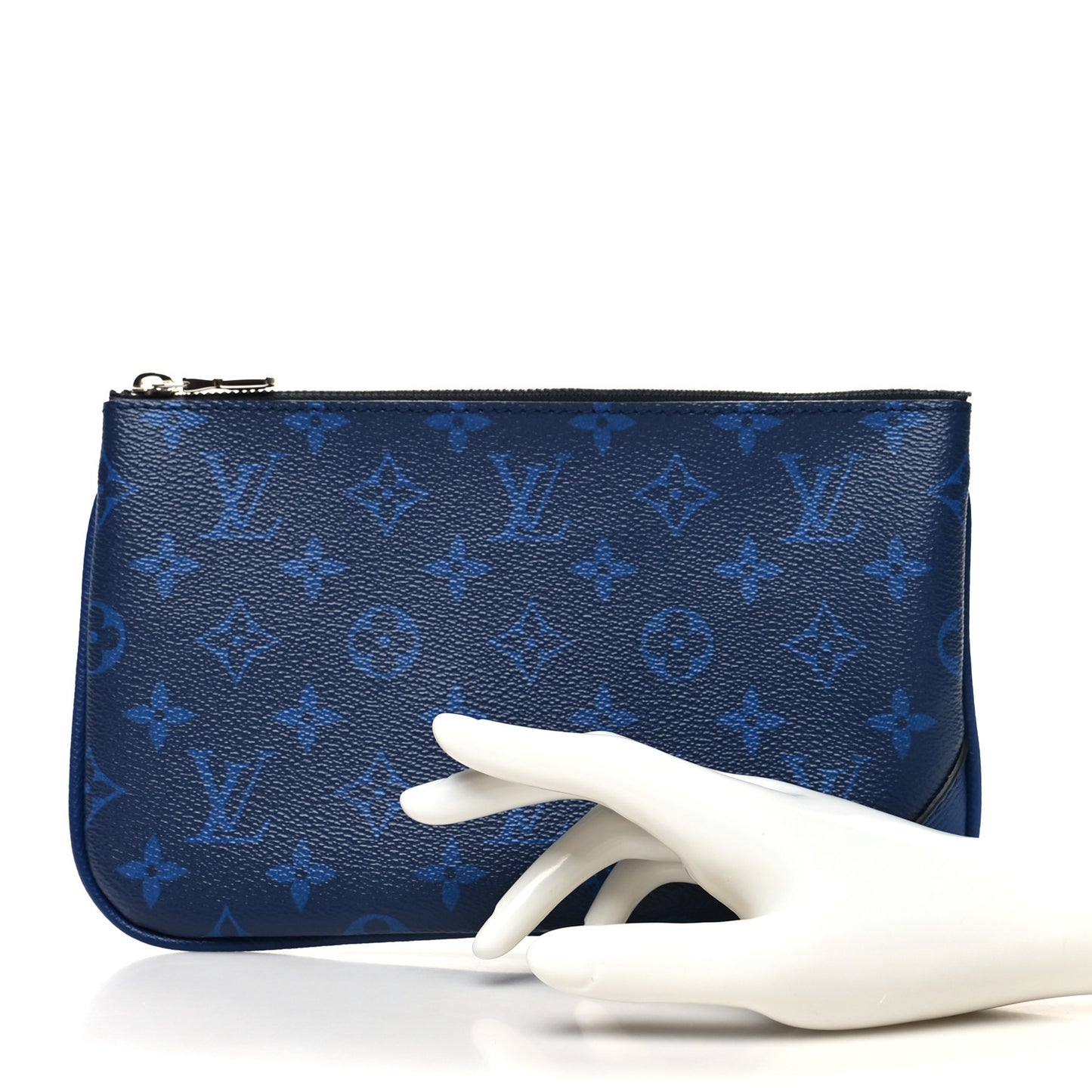Taigarama Trio Messenger Small Pochette Cobalt