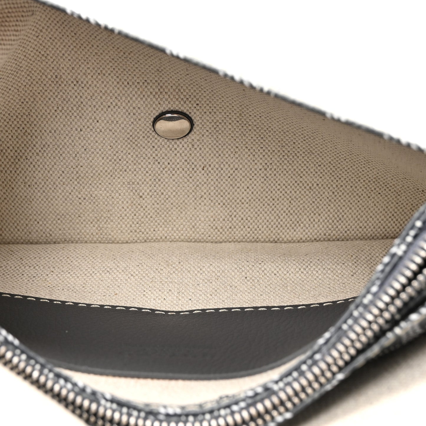 Goyardine Plumet Wallet Clutch Grey
