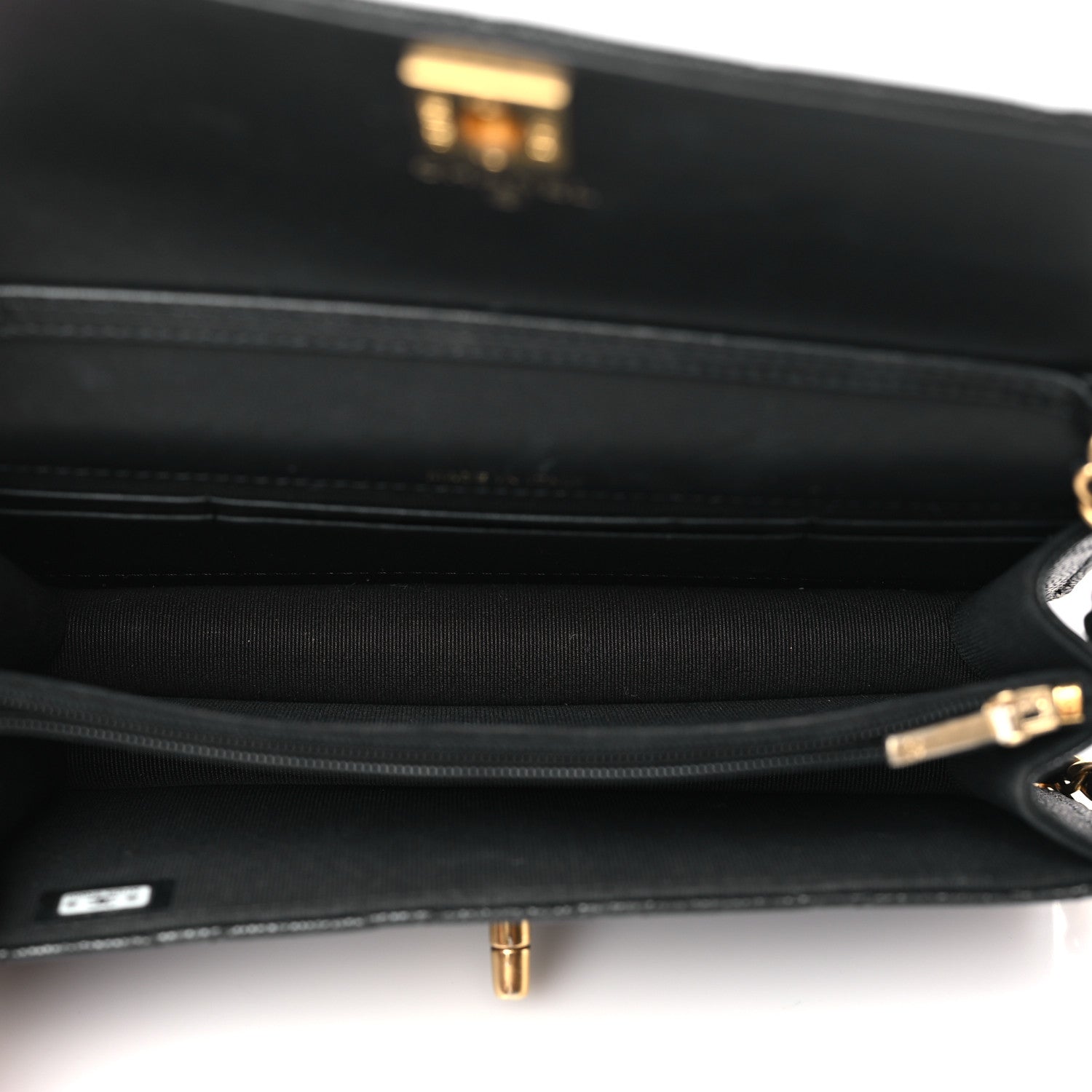 Chanel Caviar Quilted Chain Link Clutch With Chain Black 5 of 9