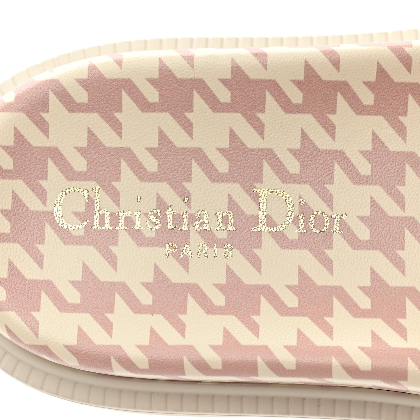Canvas Fluo Toile de Jouy Embroidered Dway 10mm Slide Sandals 36 Rose De Vents