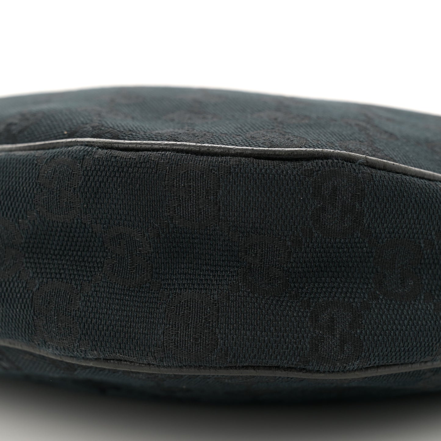 Monogram Medium Half Moon Hobo Black