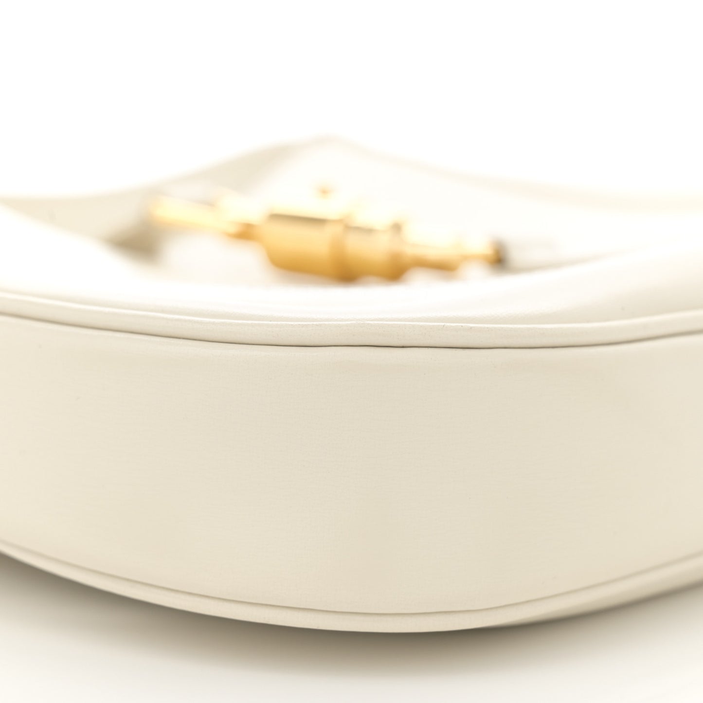 Boarded Dyana Lux Calfskin Small Jackie 1961 Hobo Mystic White