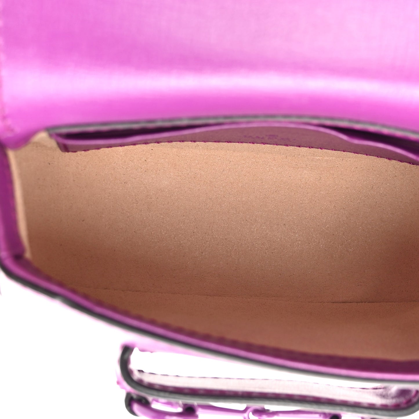 Azalea Calfskin Web Monochrome Horsebit 1955 Wallet On Strap Purple
