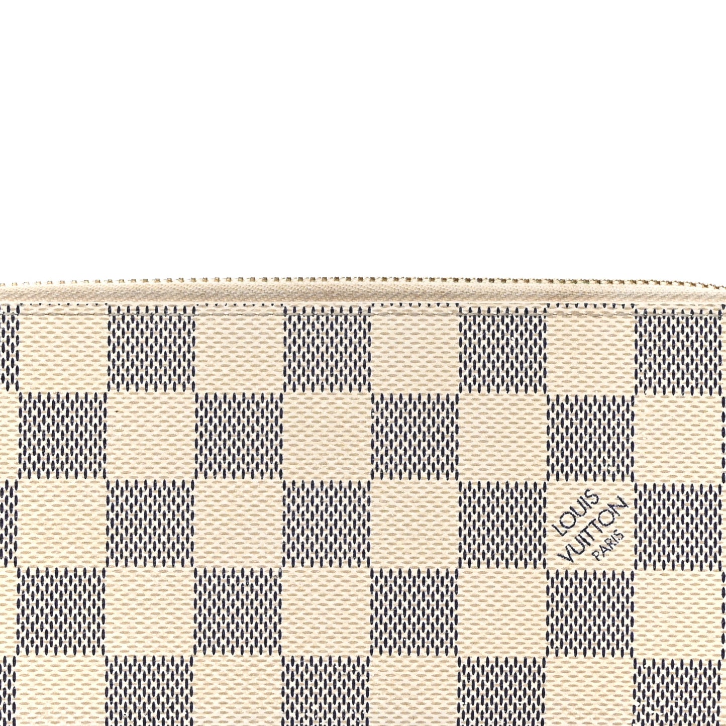 Damier Azur Clemence Wallet Rose Ballerine
