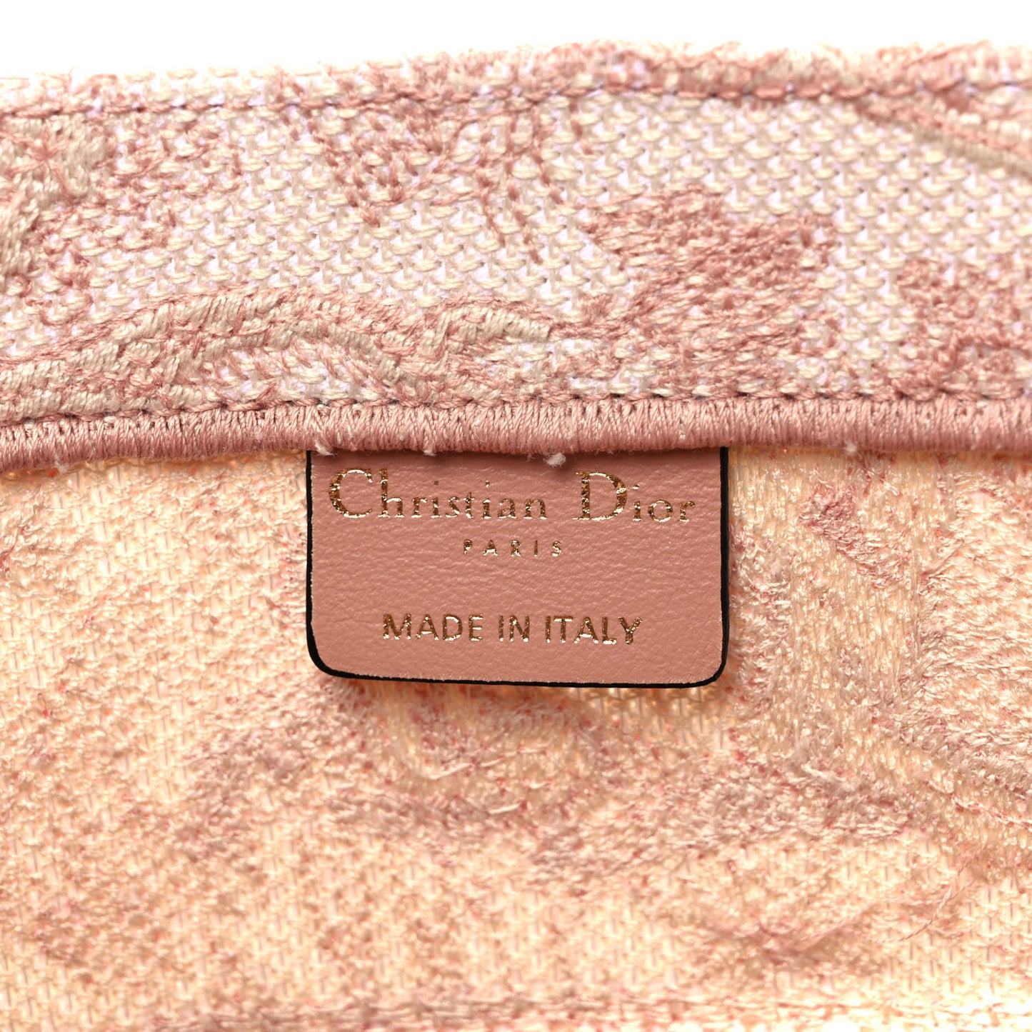 Canvas Embroidered Medium Dioriviera Toile De Jouy Book Tote Rose