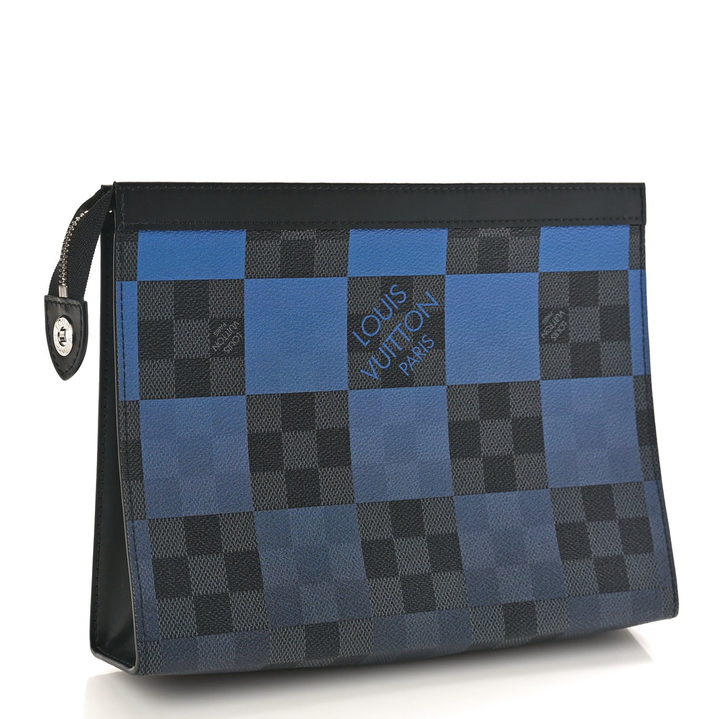 Damier Graphite Giant Pixel Pochette Voyage MM Blue Blue
