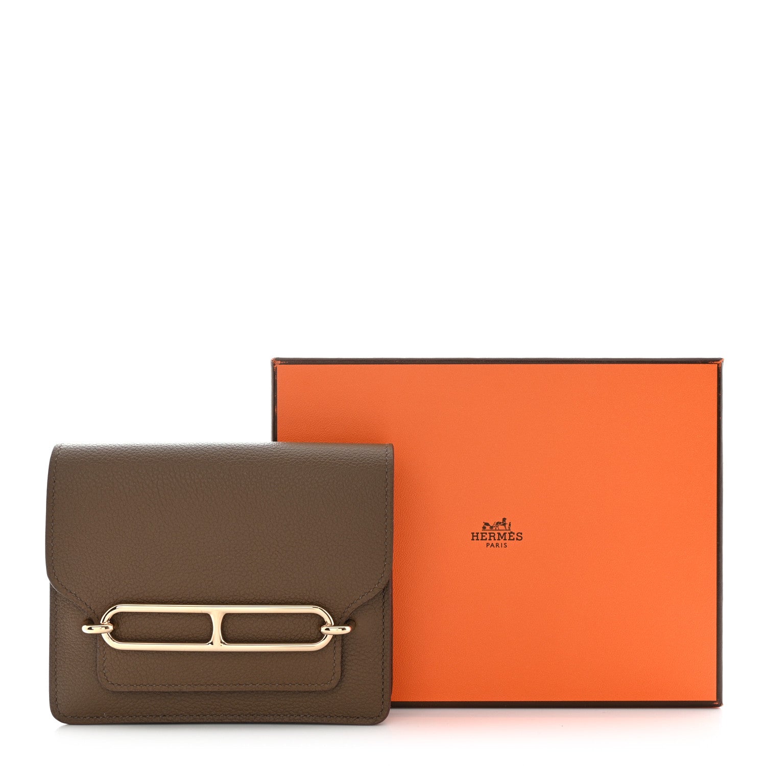 Hermes Evercolor Bi-color Roulis Slim Wallet Etoupe Craie 10 of 10