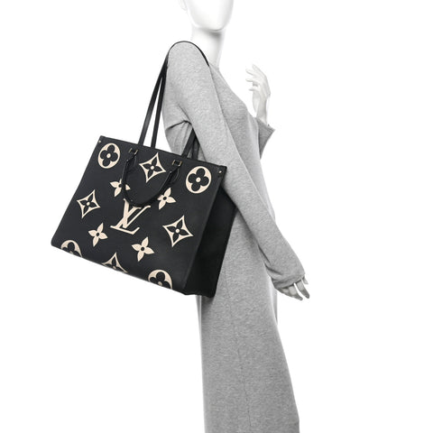 Empreinte Monogram Giant Onthego GM Black Beige