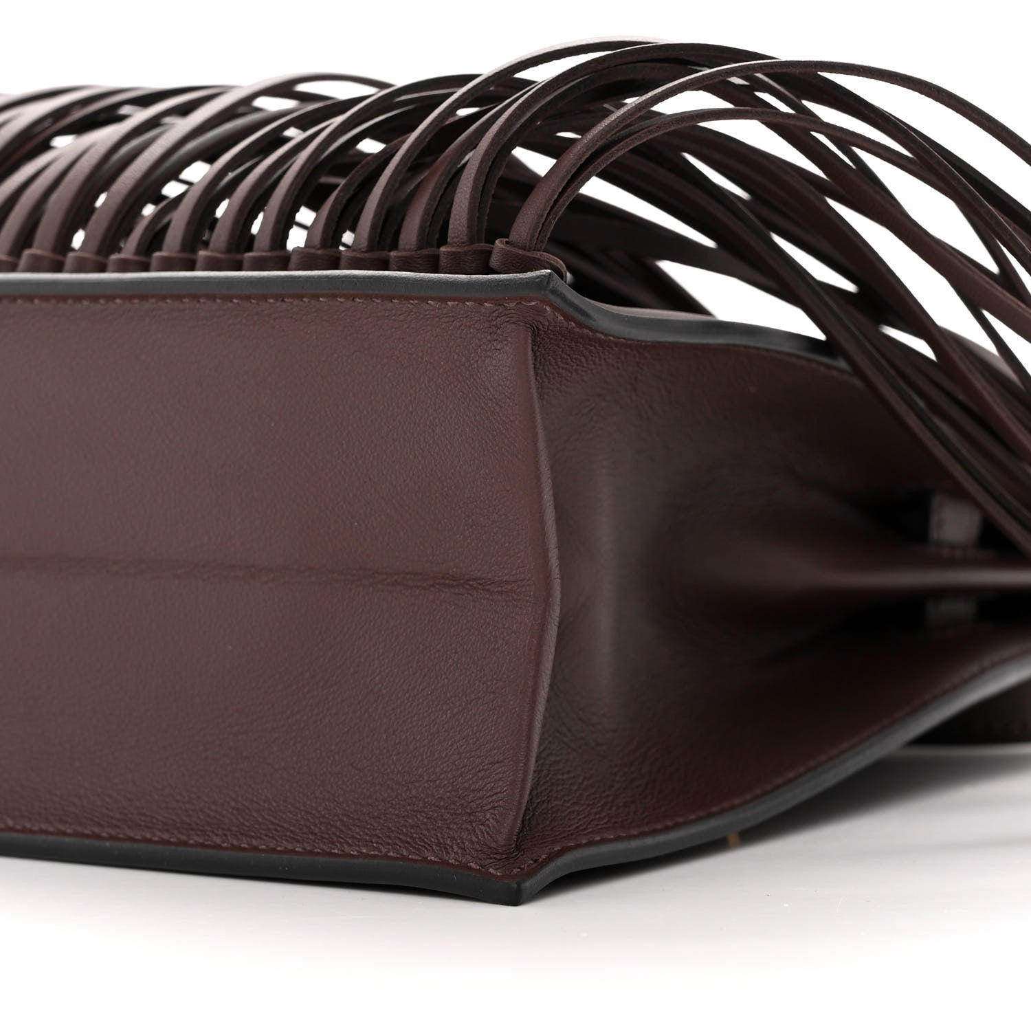 Hermes Swift Kelly Danse Anate Fringed Belt Bag Moka 10 of 11