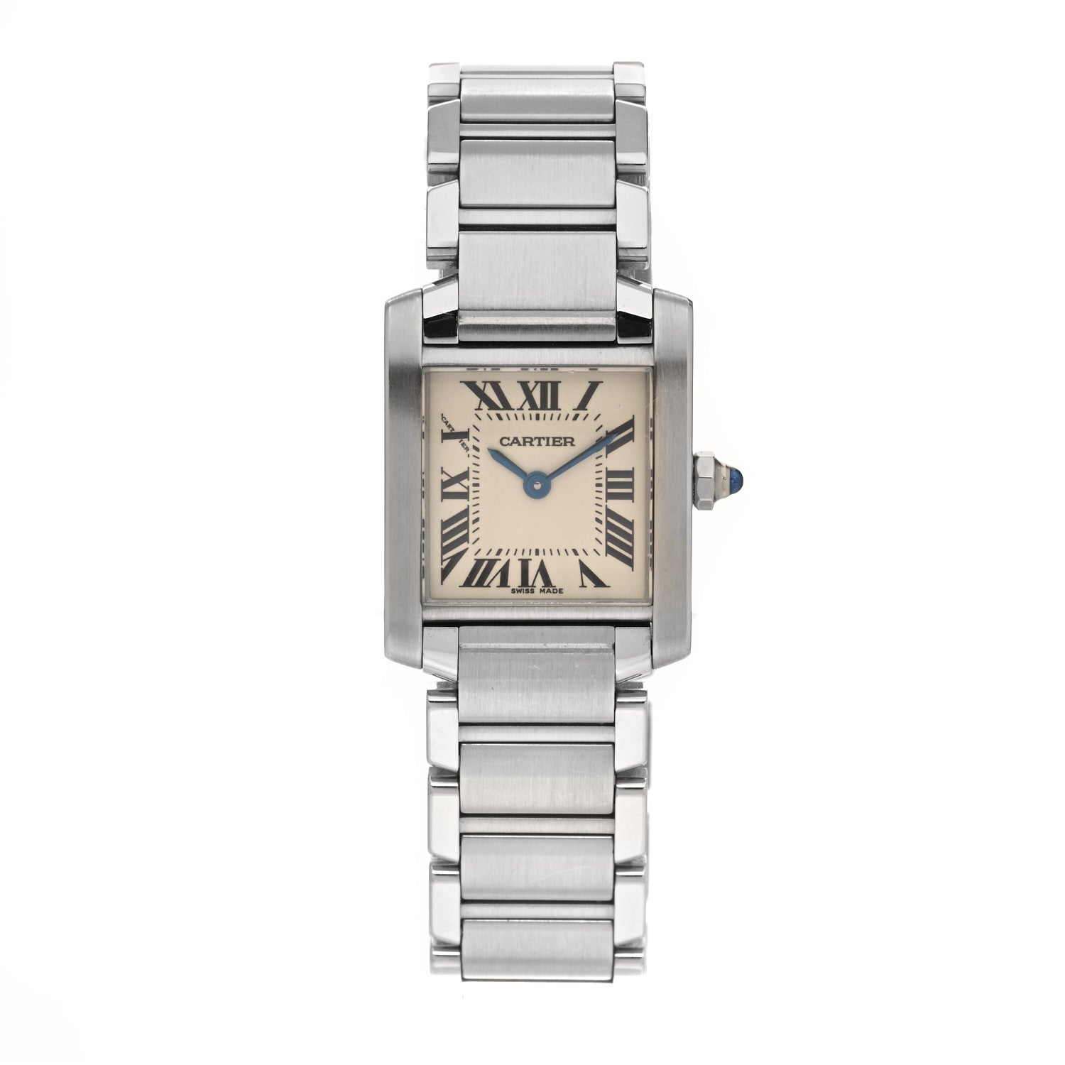 Cartier Stainless Steel 20mm Tank Francaise Quartz Watch 1 of 6