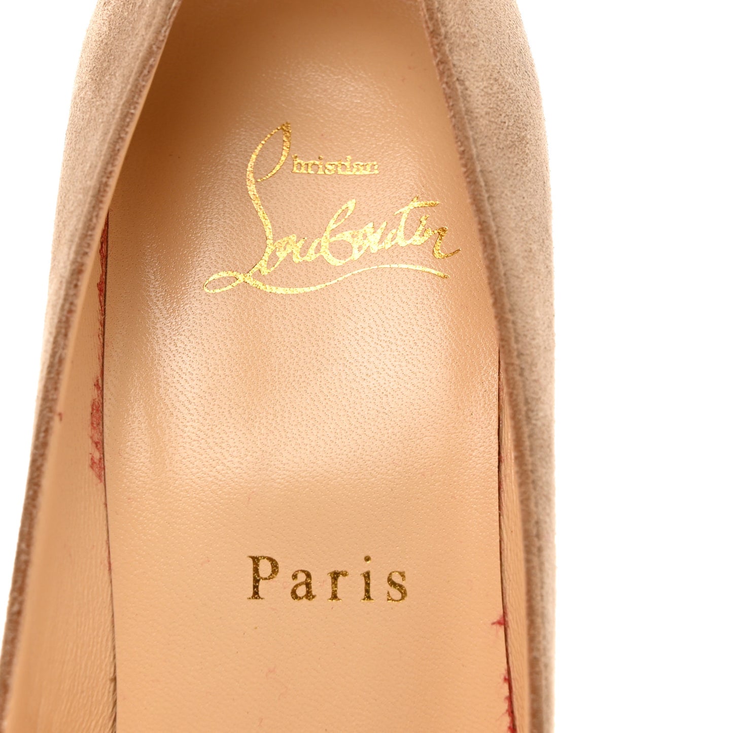 Veau Velours Decoltish 85 Pumps 35.5 Cappuccino