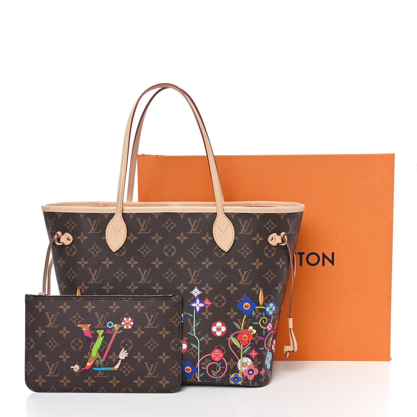LV X TM Monogram Flowers Neverfull MM
