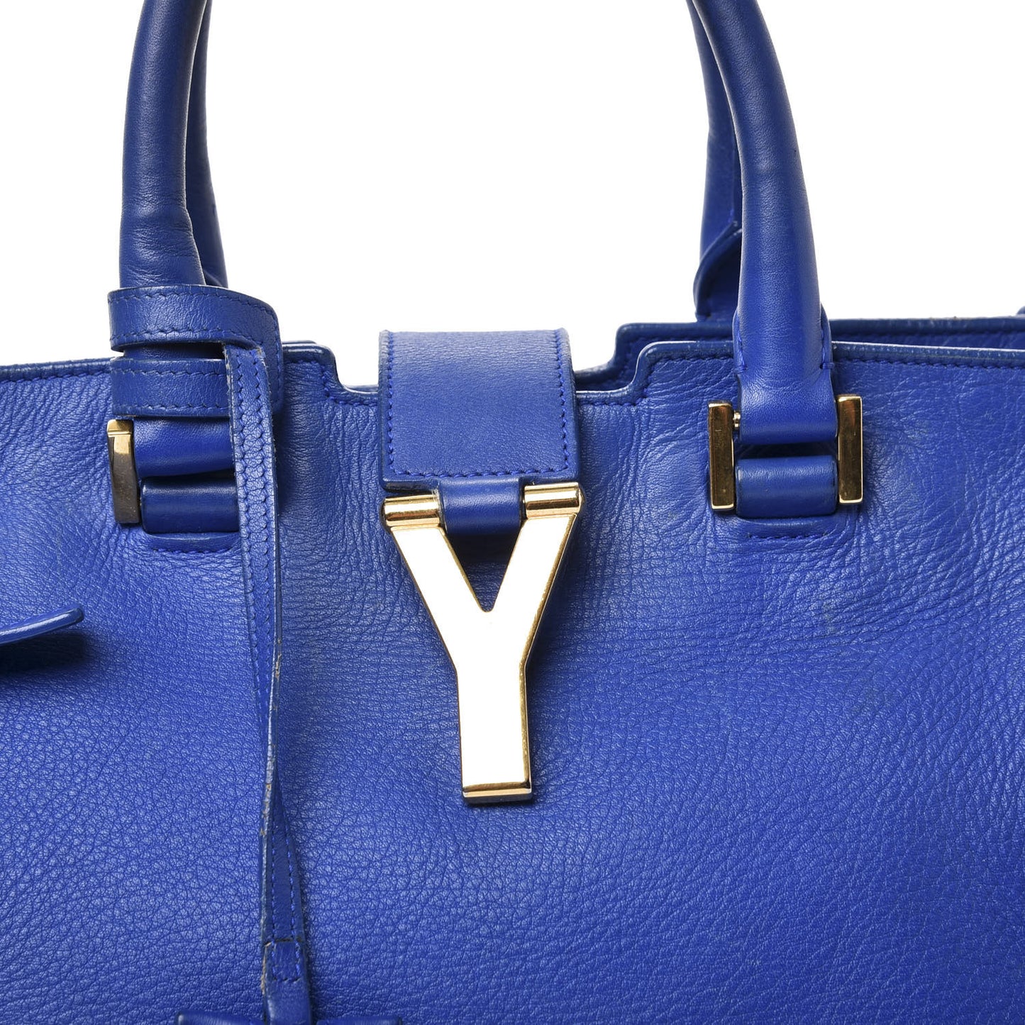 Calfskin Small Classic Y Cabas Royal Blue