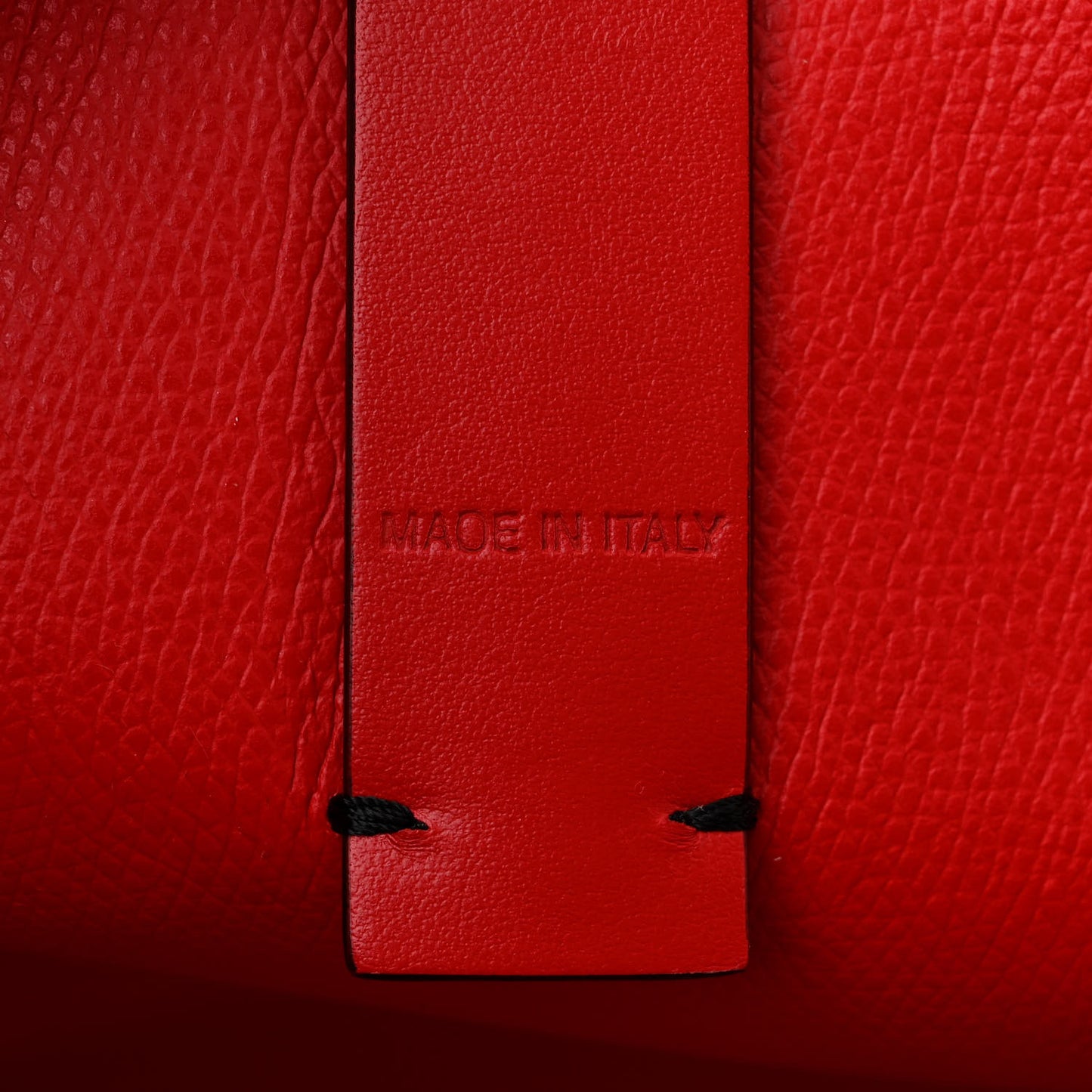 Calfskin Empire Spikes Small East West Cabata Tote Black