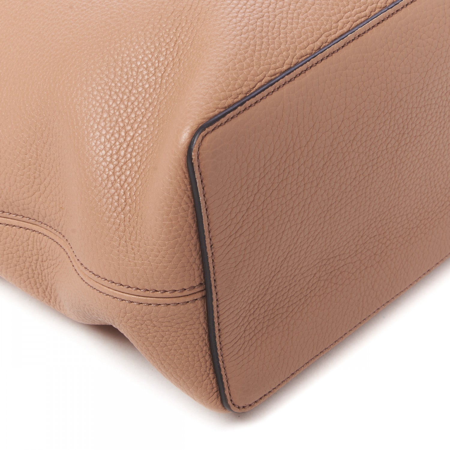 Gucci Pebbled Calfskin Large Soho Hobo Camelia 5 of 9