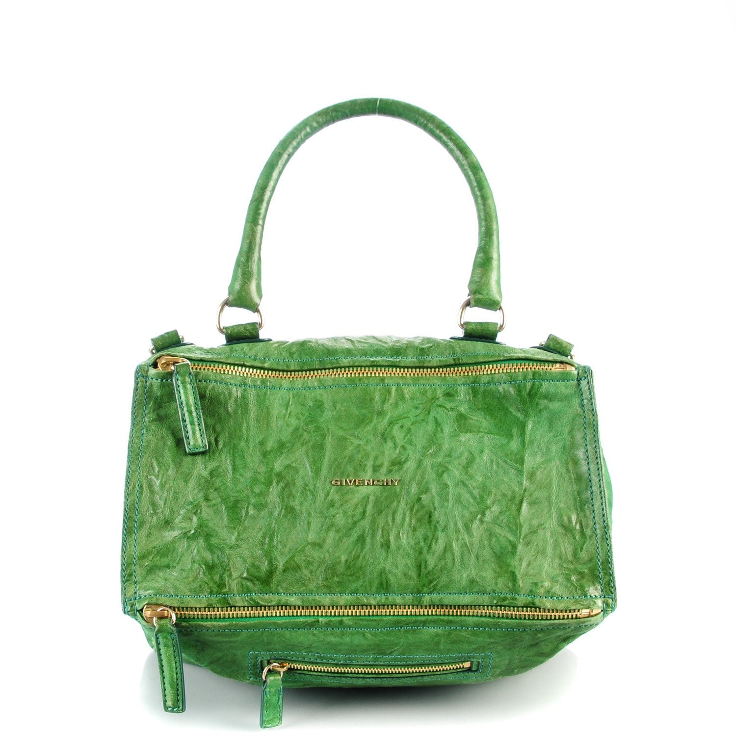 Givenchy Tumbled Sheepskin Medium Pandora Emerald 178158