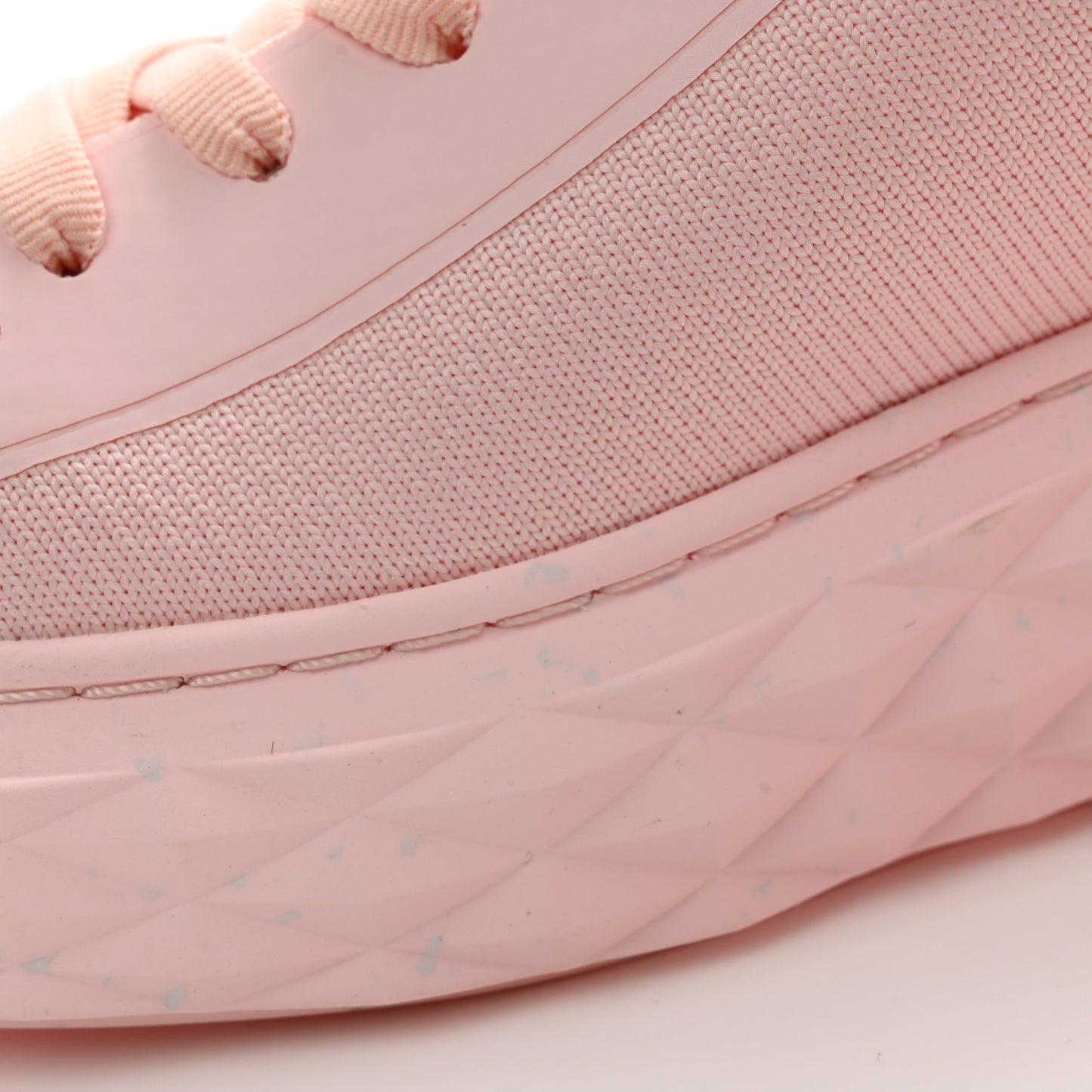 Nappa Diamond Light Platform Sneakers 38.5 Powder Pink