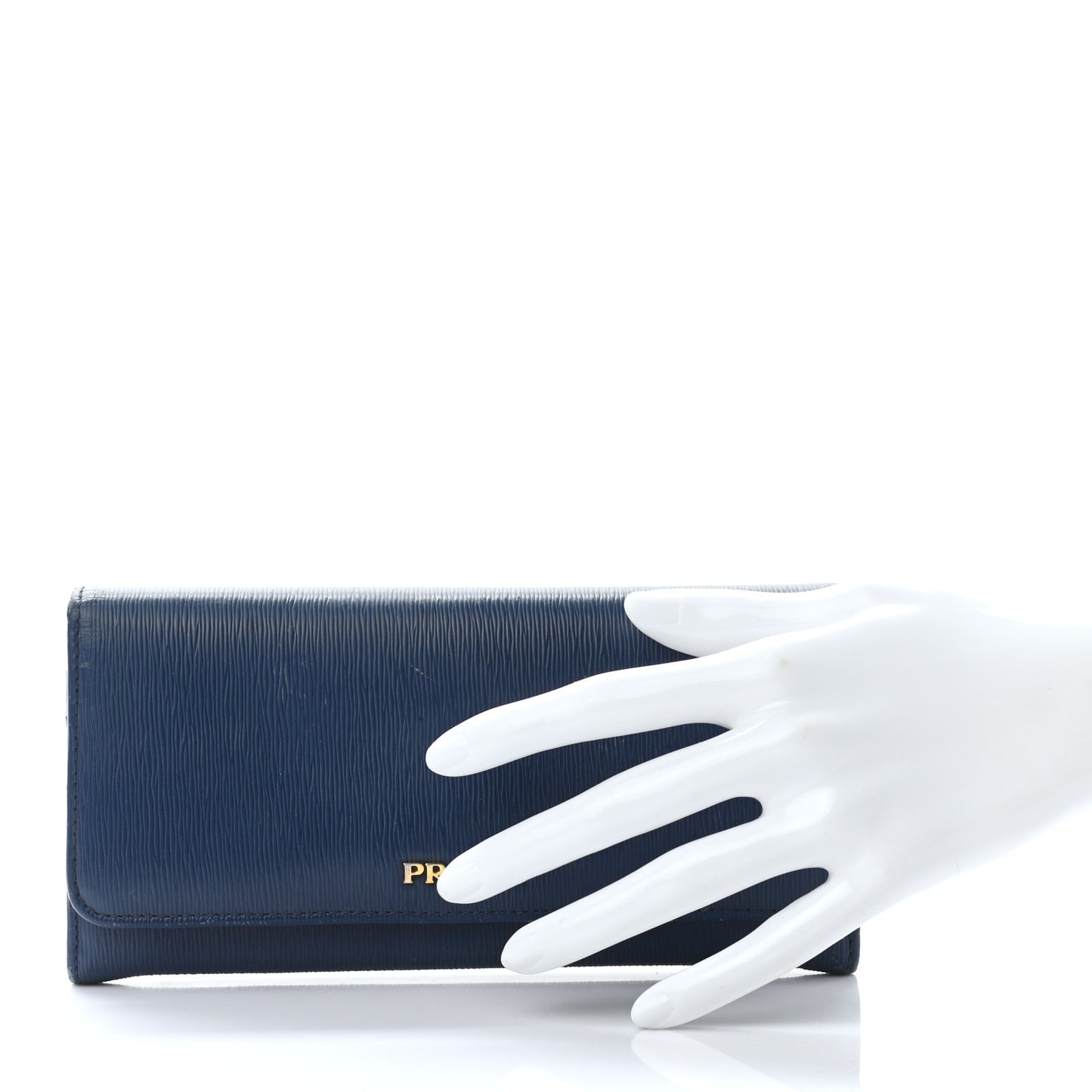 Vitello Move Bi-Color Continental Flap Travel Wallet Bluette Astrale