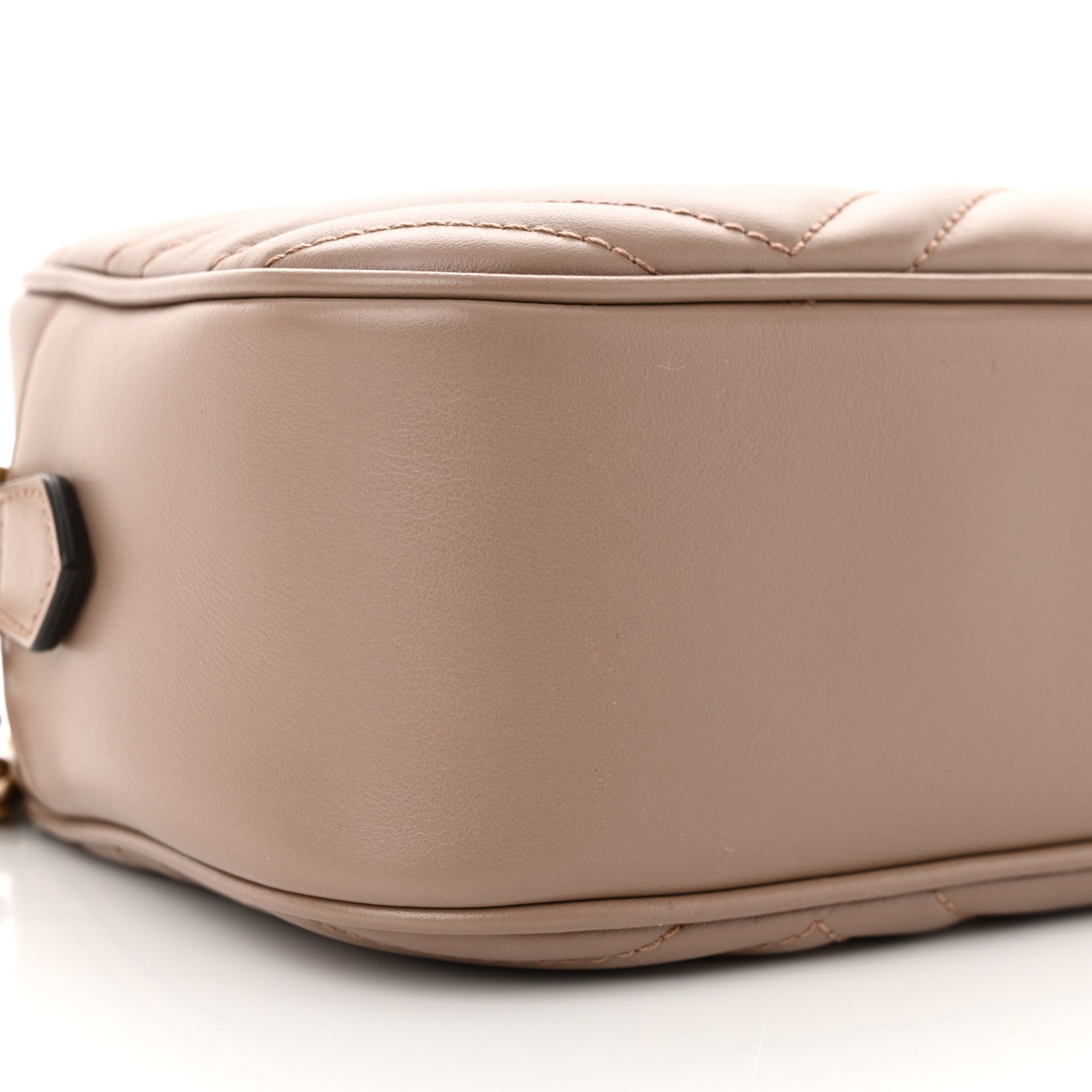 Gucci Calfskin Matelasse Small GG Marmont Chain Shoulder Bag Porcelain Rose 8 of 9