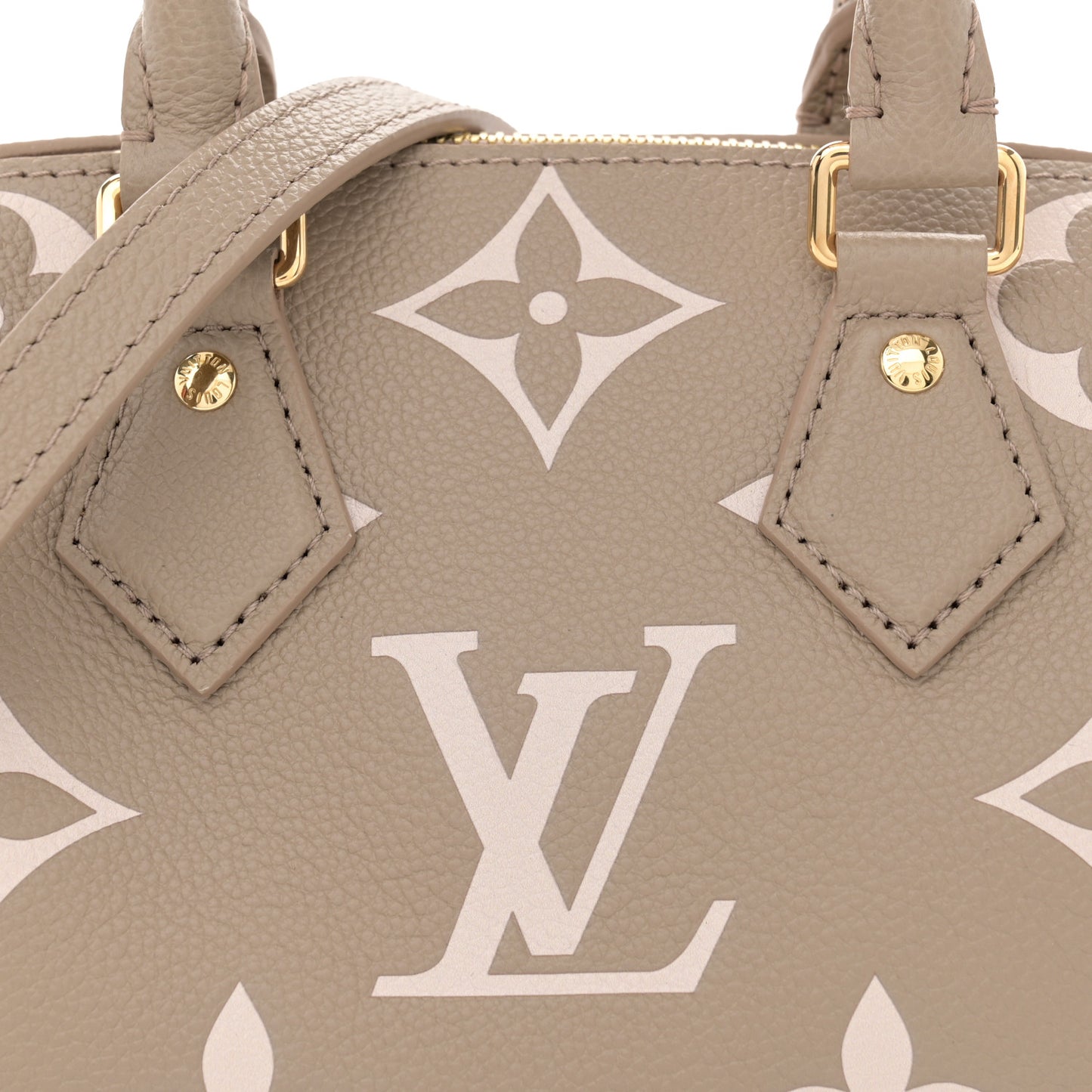 Empreinte Monogram Giant Speedy Bandouliere 20 Creme Beige