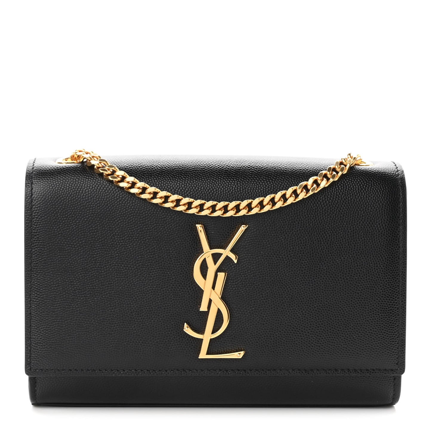 Grain De Poudre Small Monogram Kate Satchel Black