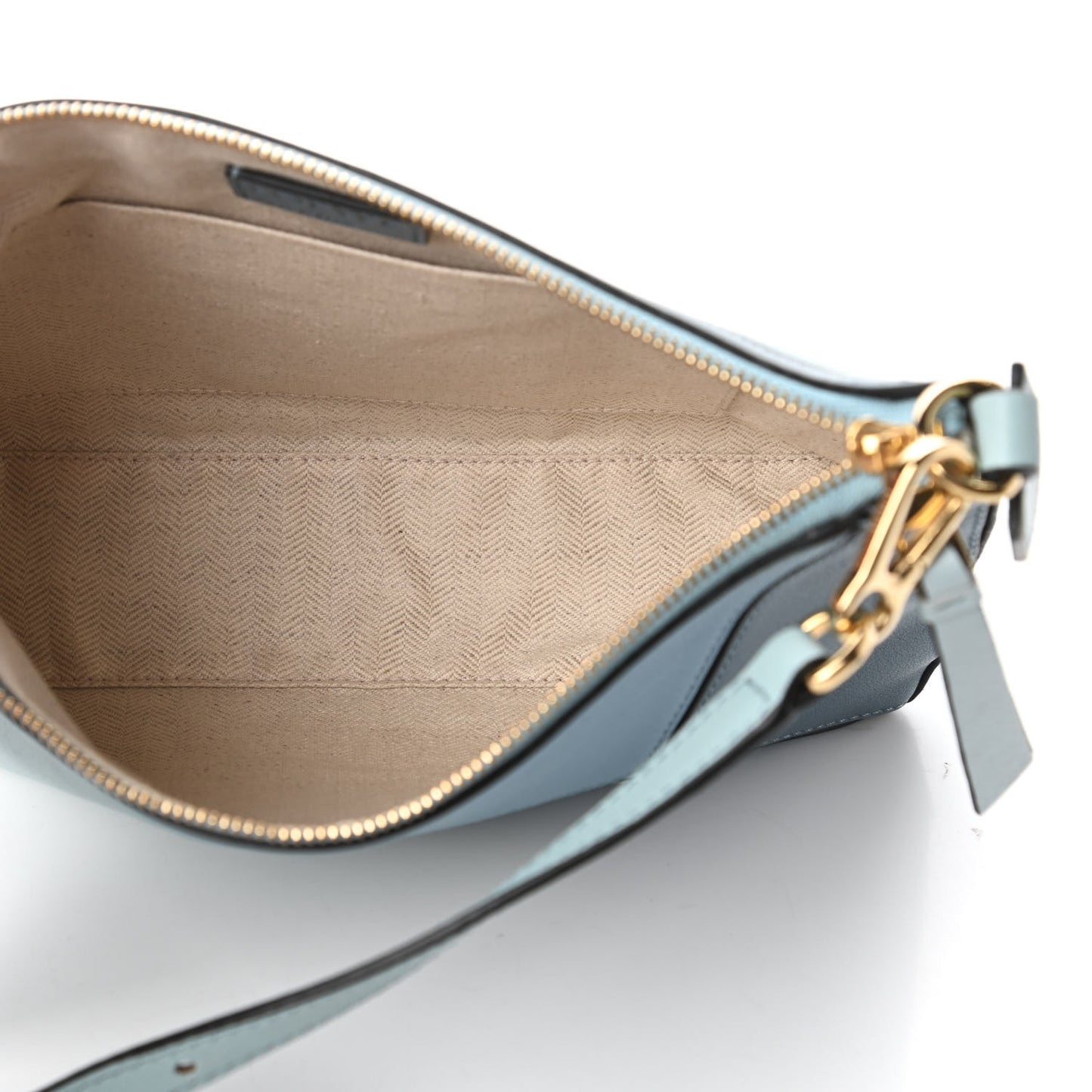 Calfskin Mini Puzzle Bag Stone Blue