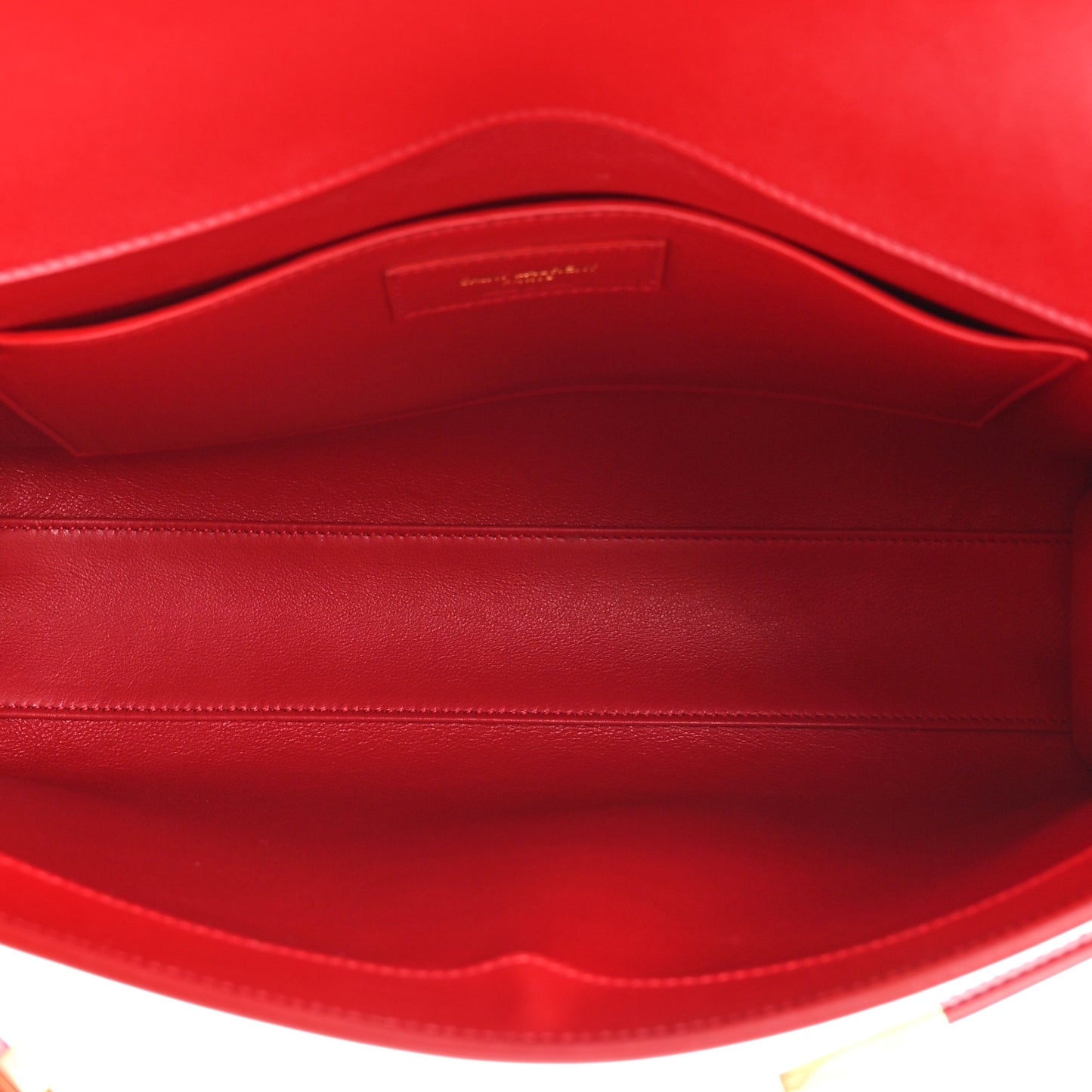 Smooth Calfskin Manhattan Shoulder Bag Rouge Eros