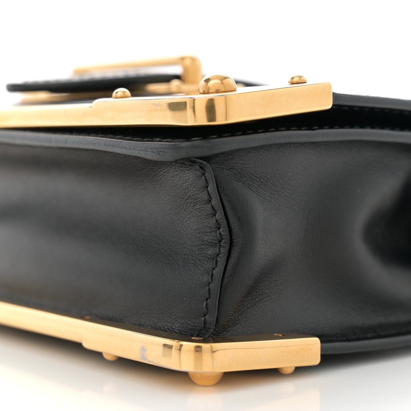 City Calf Saffiano Cahier Bag Black