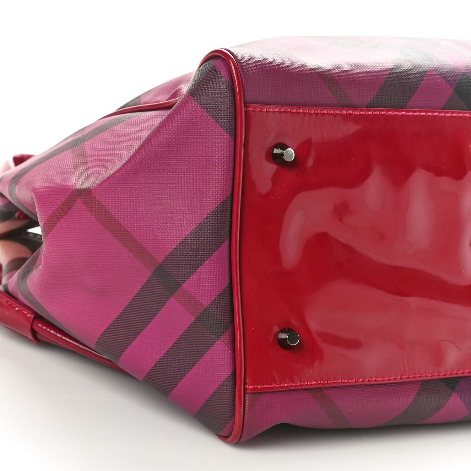 Burberry Nova Pop Degrade Small Bilmore Tote Raspberry 8 of 9