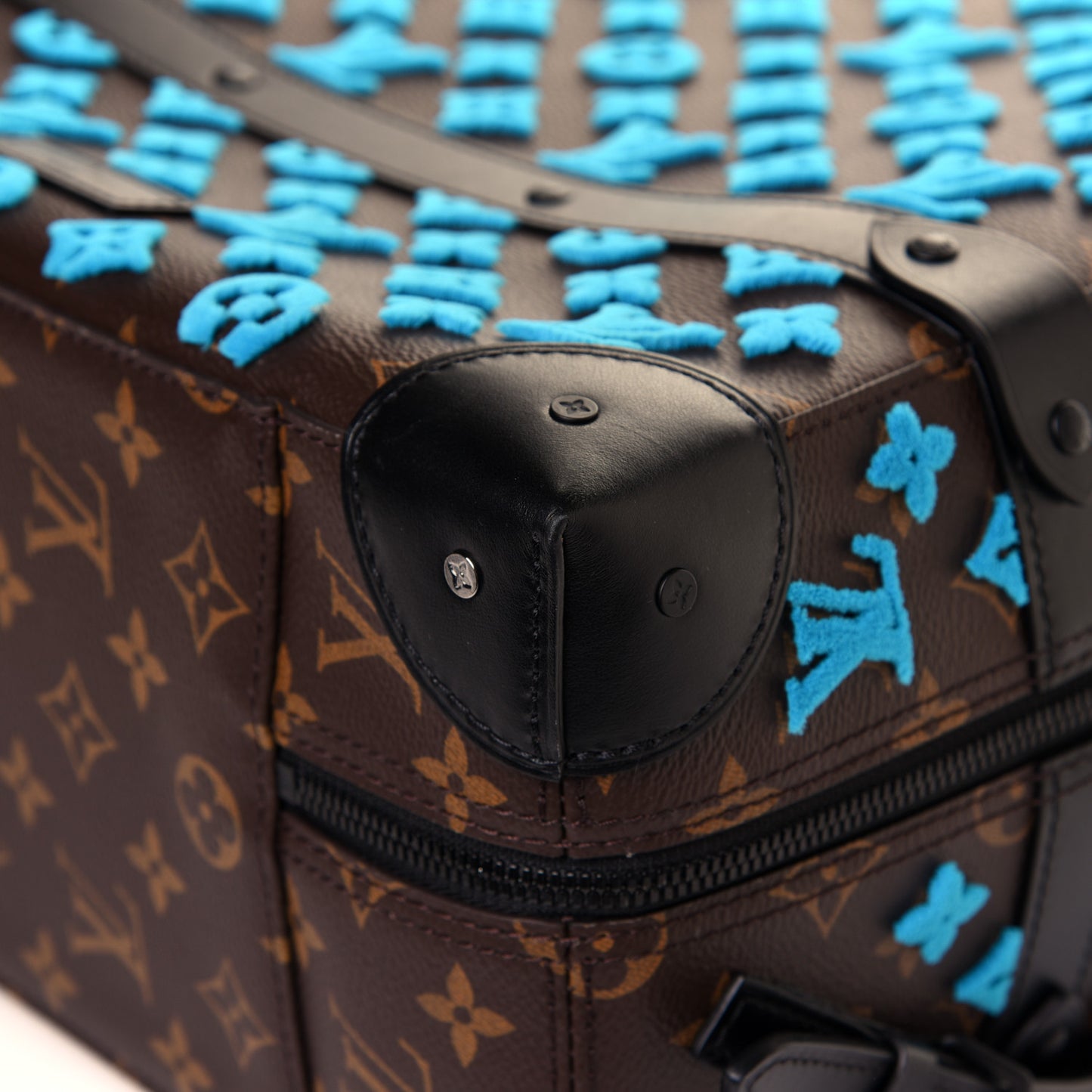 Monogram Tuffetage Soft Trunk Backpack PM Turquoise
