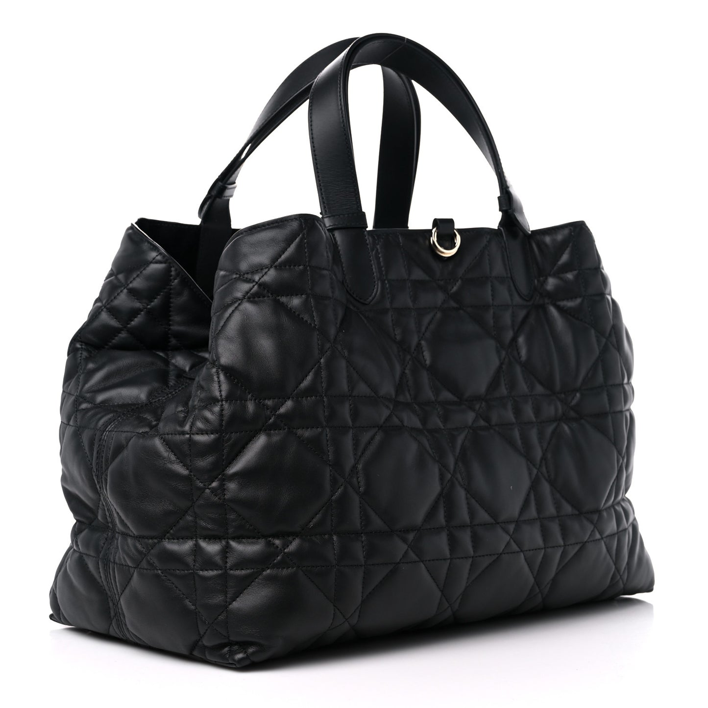 Calfskin Macrocannage Large Toujours Black