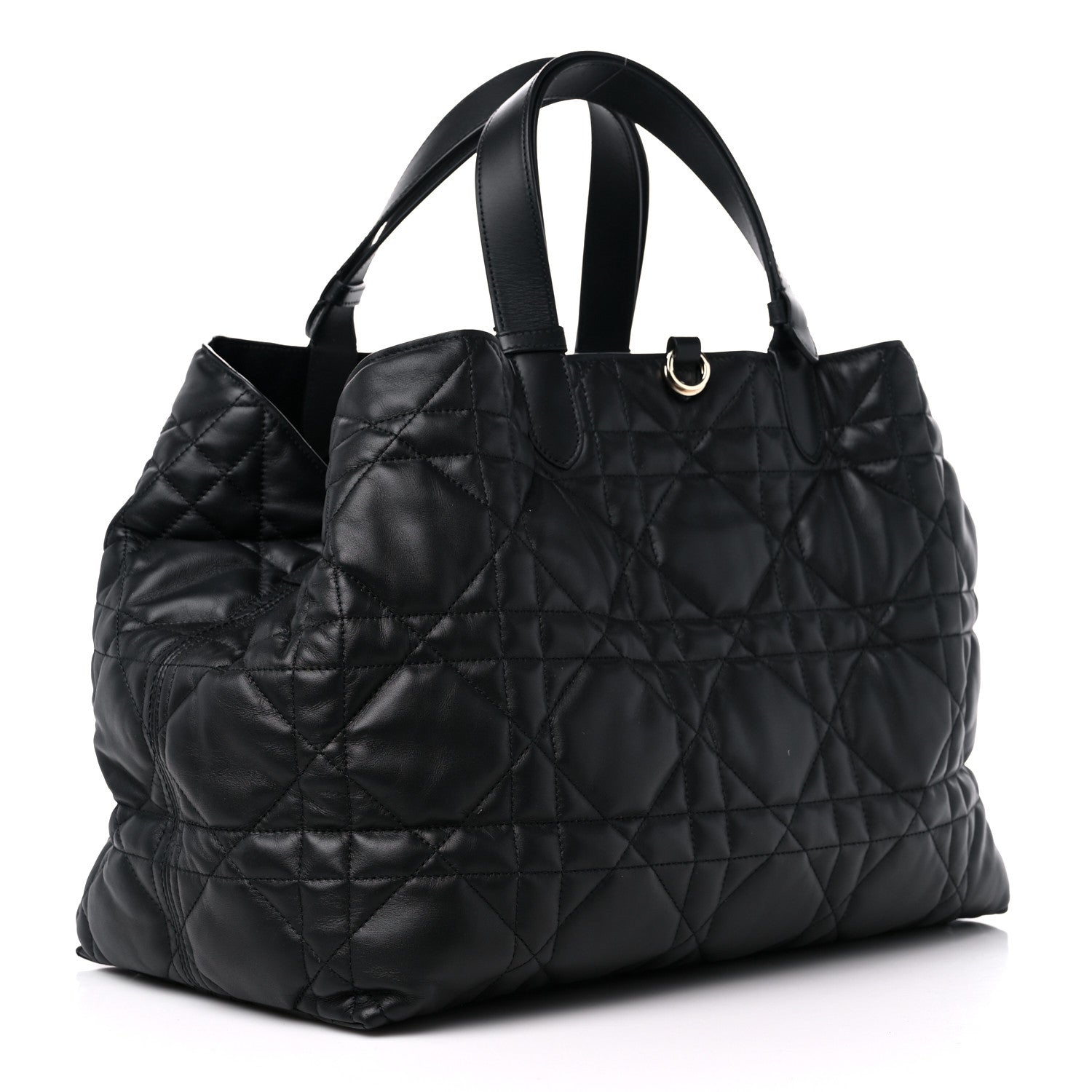 Christian Dior Calfskin Macrocannage Large Toujours Black 4 of 11