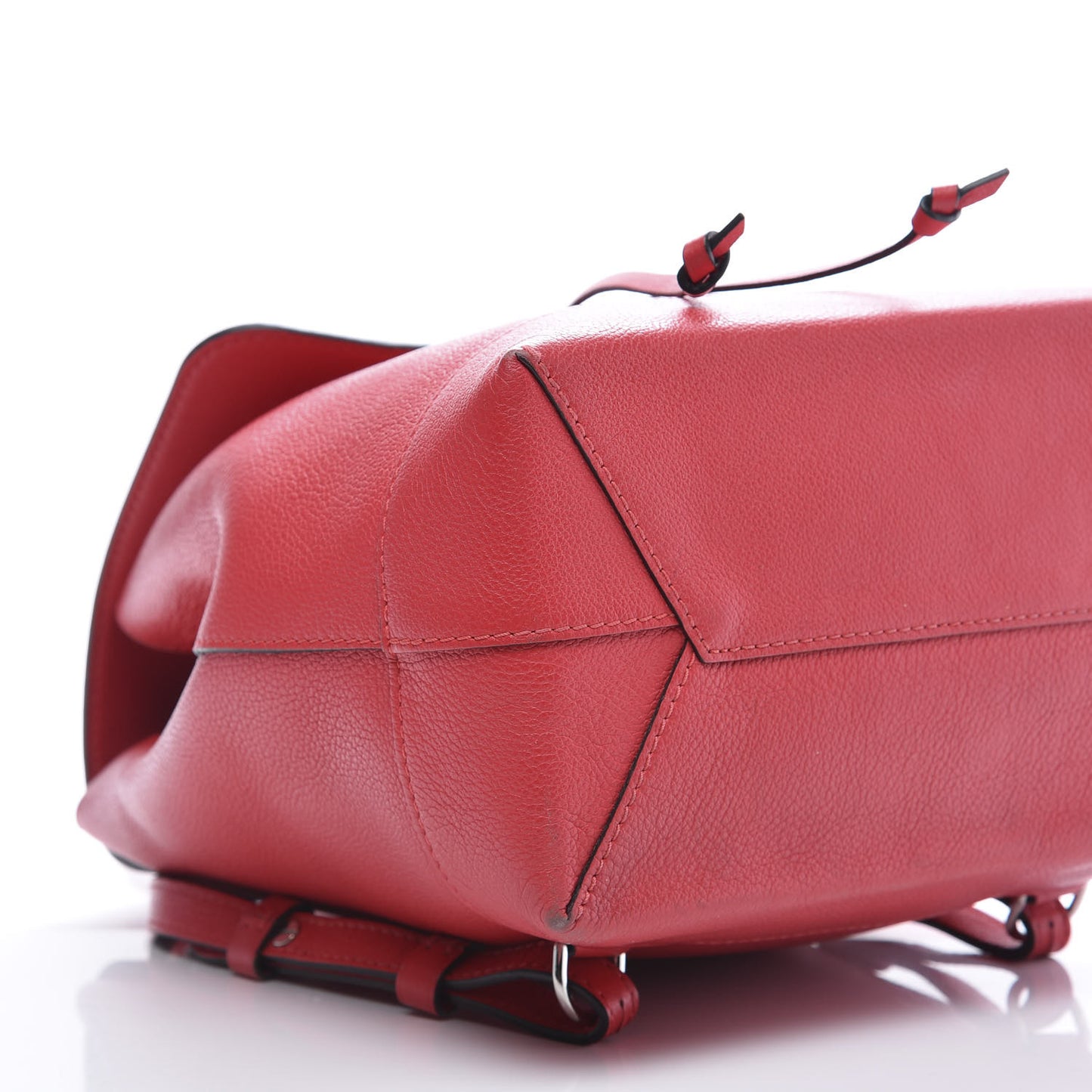 Soft Calfskin Lockme Backpack Poppy