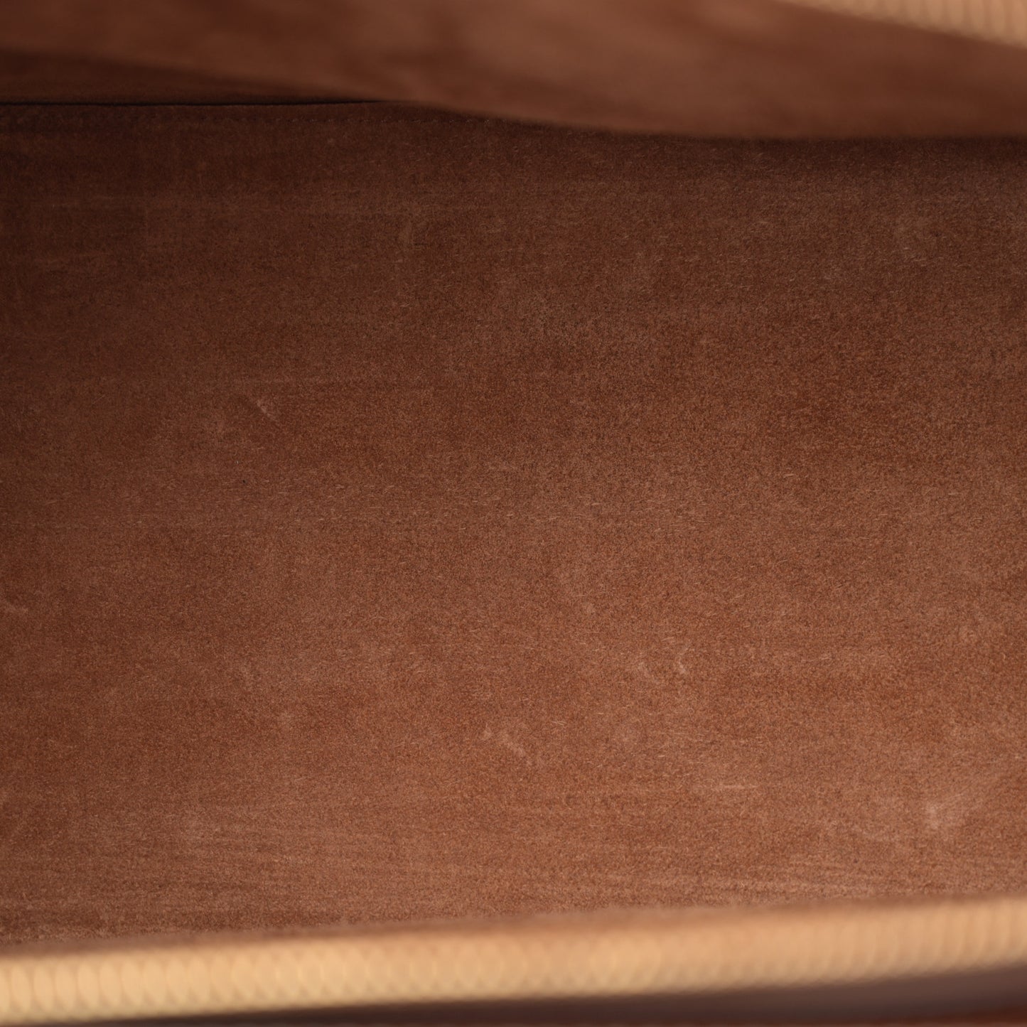 Grained Calfskin Medium Cabas De France Natural Tan