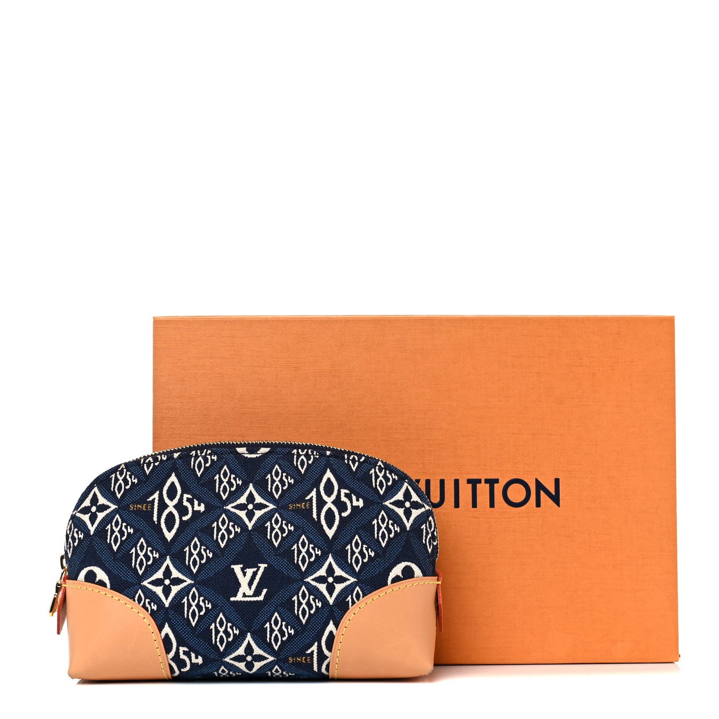Jacquard Since 1854 Cosmetic Pouch PM Blue