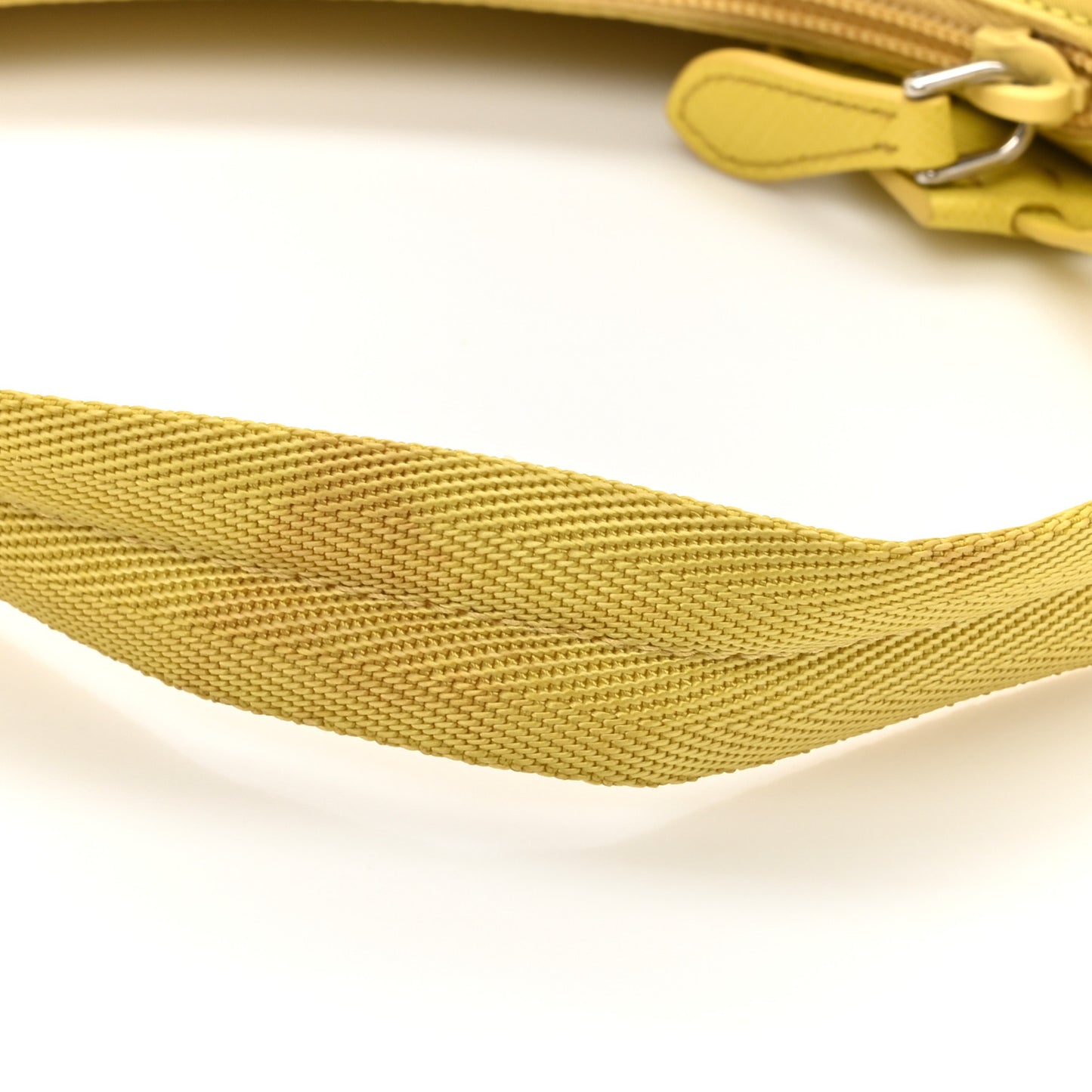 Tessuto Nylon Saffiano Mini Re-Edition 2000 Bag Ananas