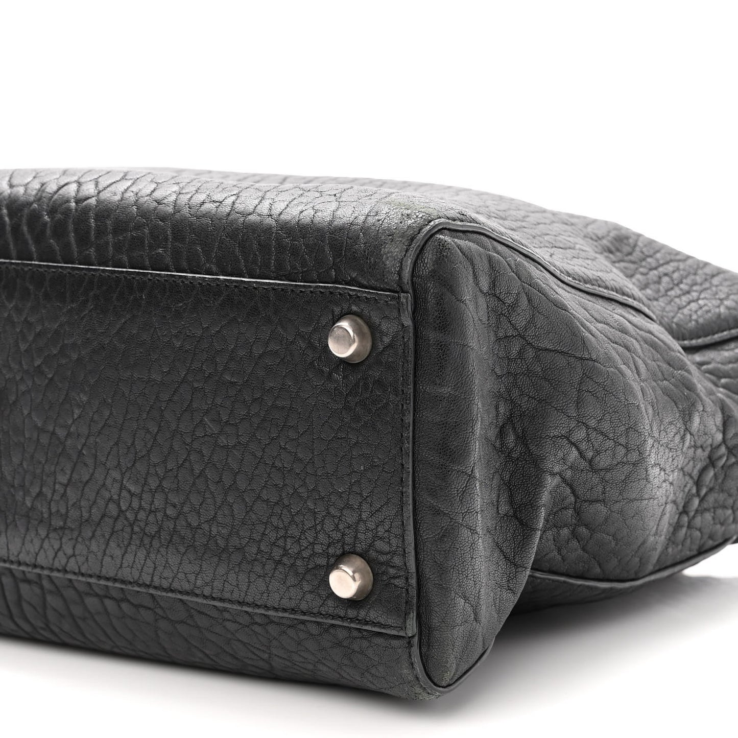 Canyon Grained Lambskin Large Lady Dior Black