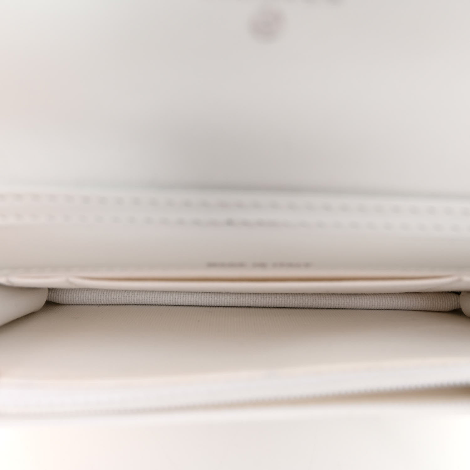 Chanel Calfskin Quilted Maxi Pearls Clutch With Chain White 5 of 12