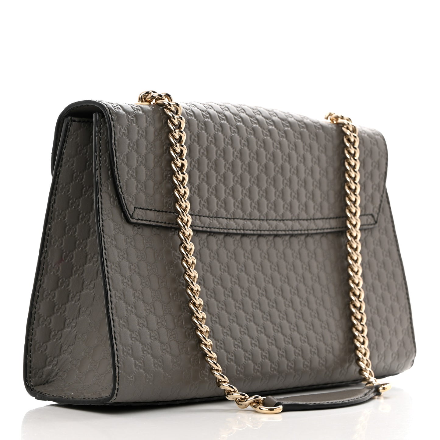 Soft Microguccissima Medium Emily Chain Shoulder Bag Loess