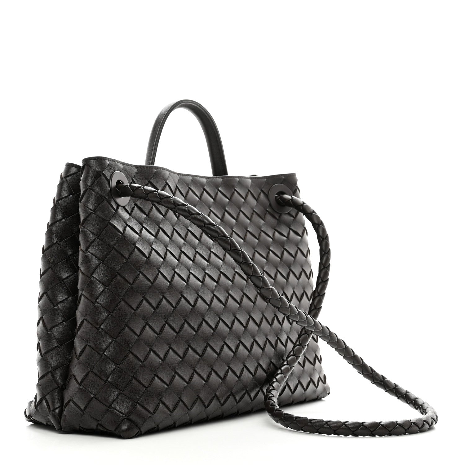 Bottega Veneta Nappa Intrecciato Medium Andiamo Shoulder Bag Fondant 3 of 10