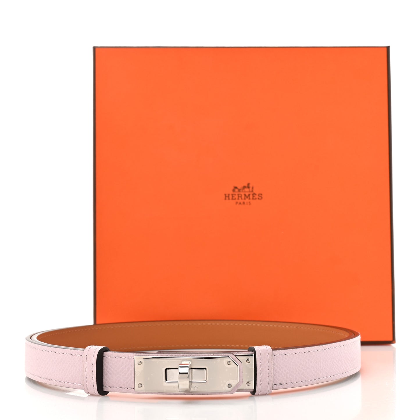 Epsom Kelly Belt Mauve Pale