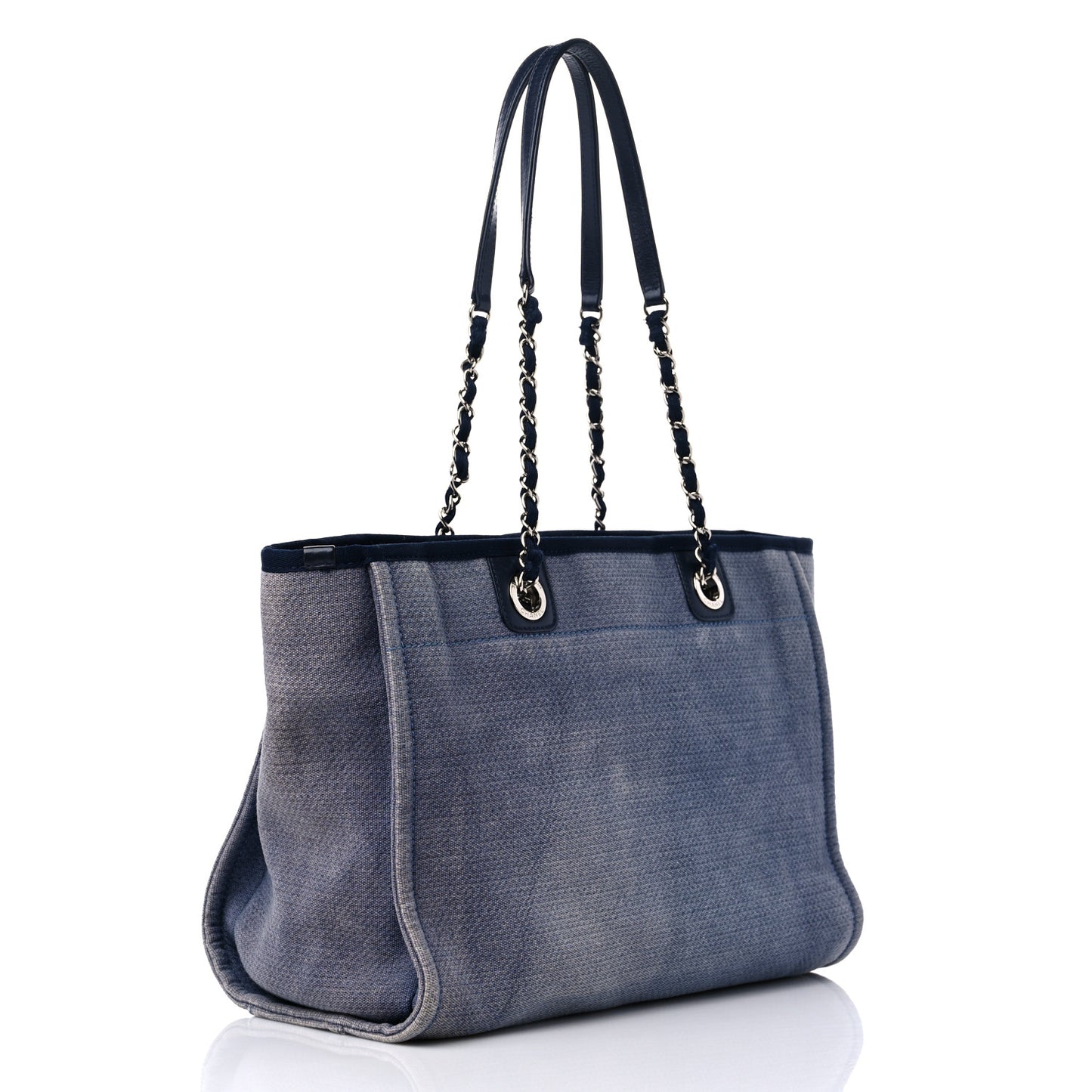 Canvas Small Deauville Tote Blue