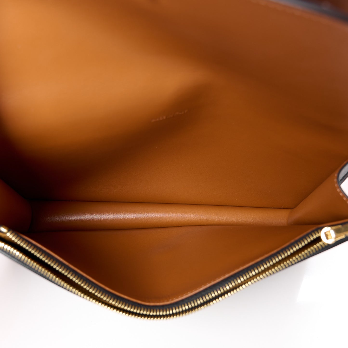 Triomphe Canvas Lambskin Wallet On Strap Tan