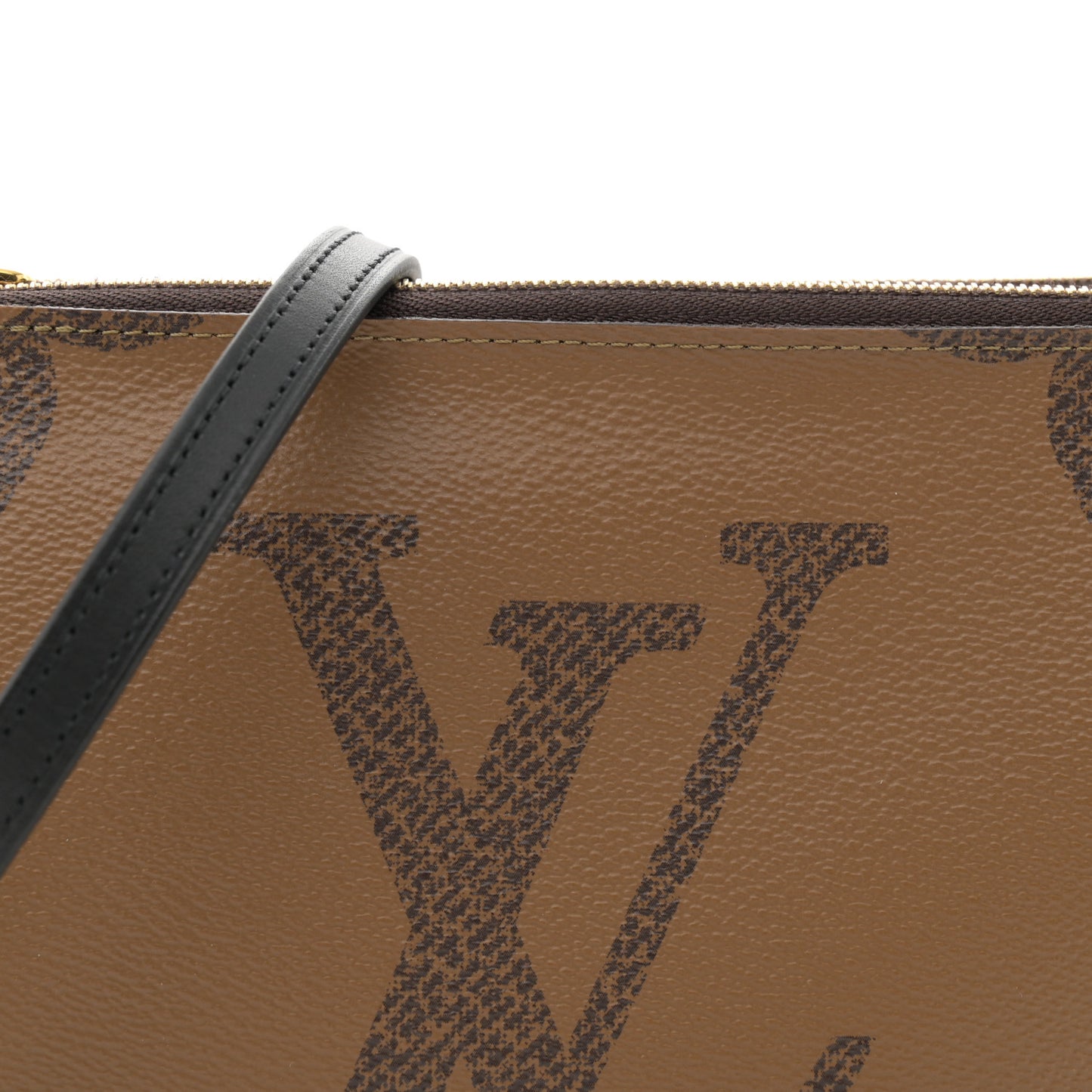 Reverse Monogram Giant Double Zip Pochette