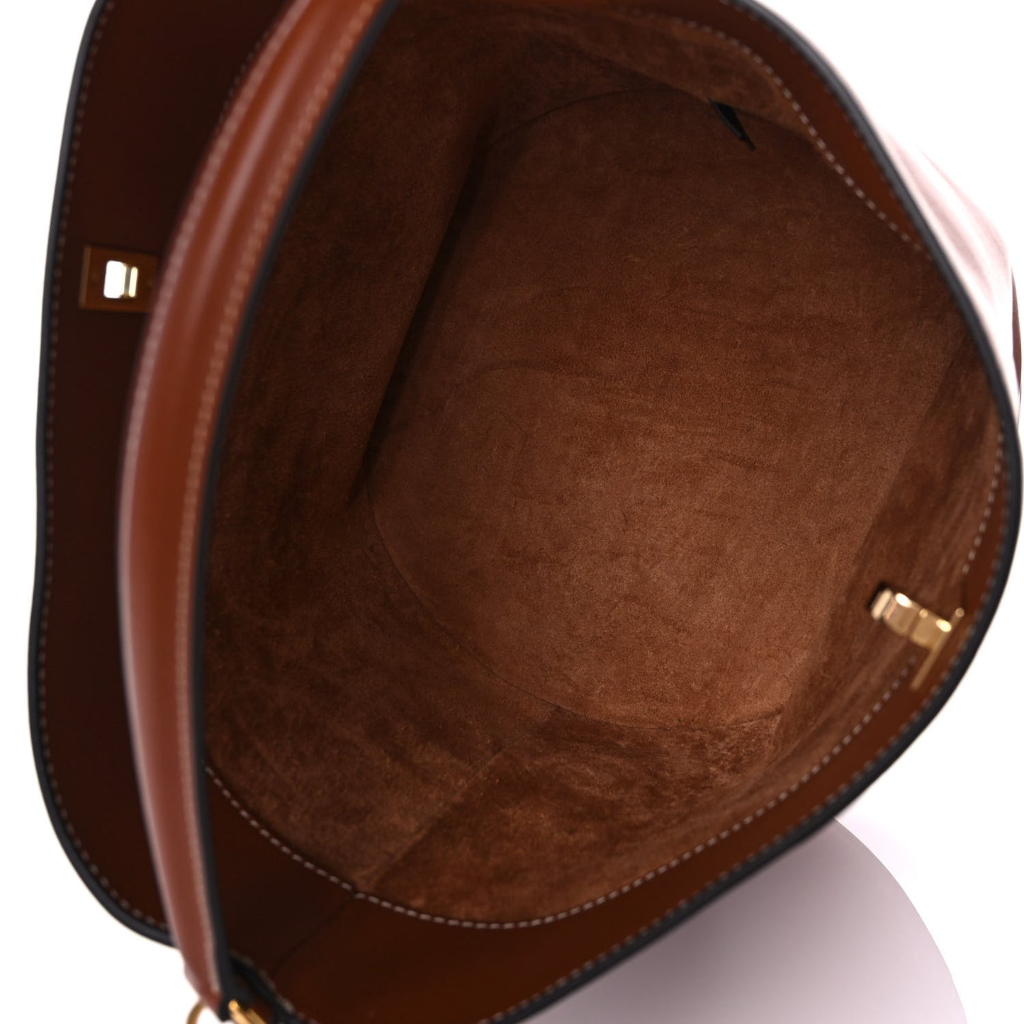 Smooth Calfskin Bucket 16 Bag Tan