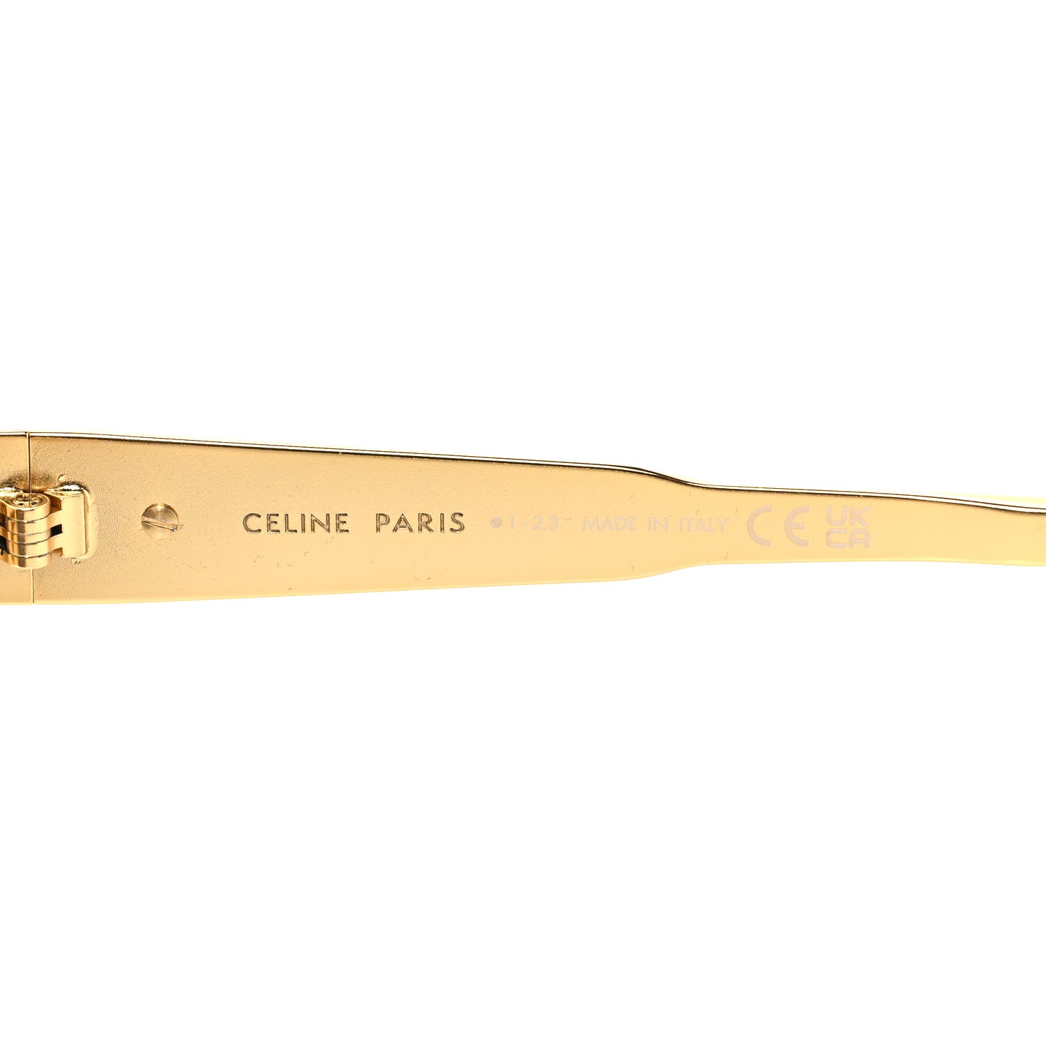 Celine Metal Triomphe 01 Sunglasses CL40235U Gold Green 5 of 7