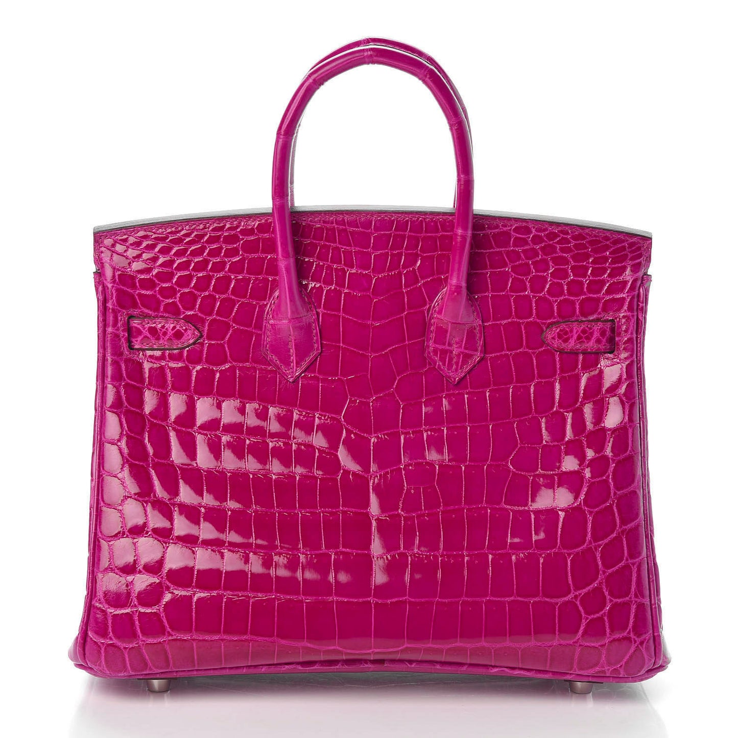 Shiny Niloticus Crocodile Birkin 25 Rose Scheherazade