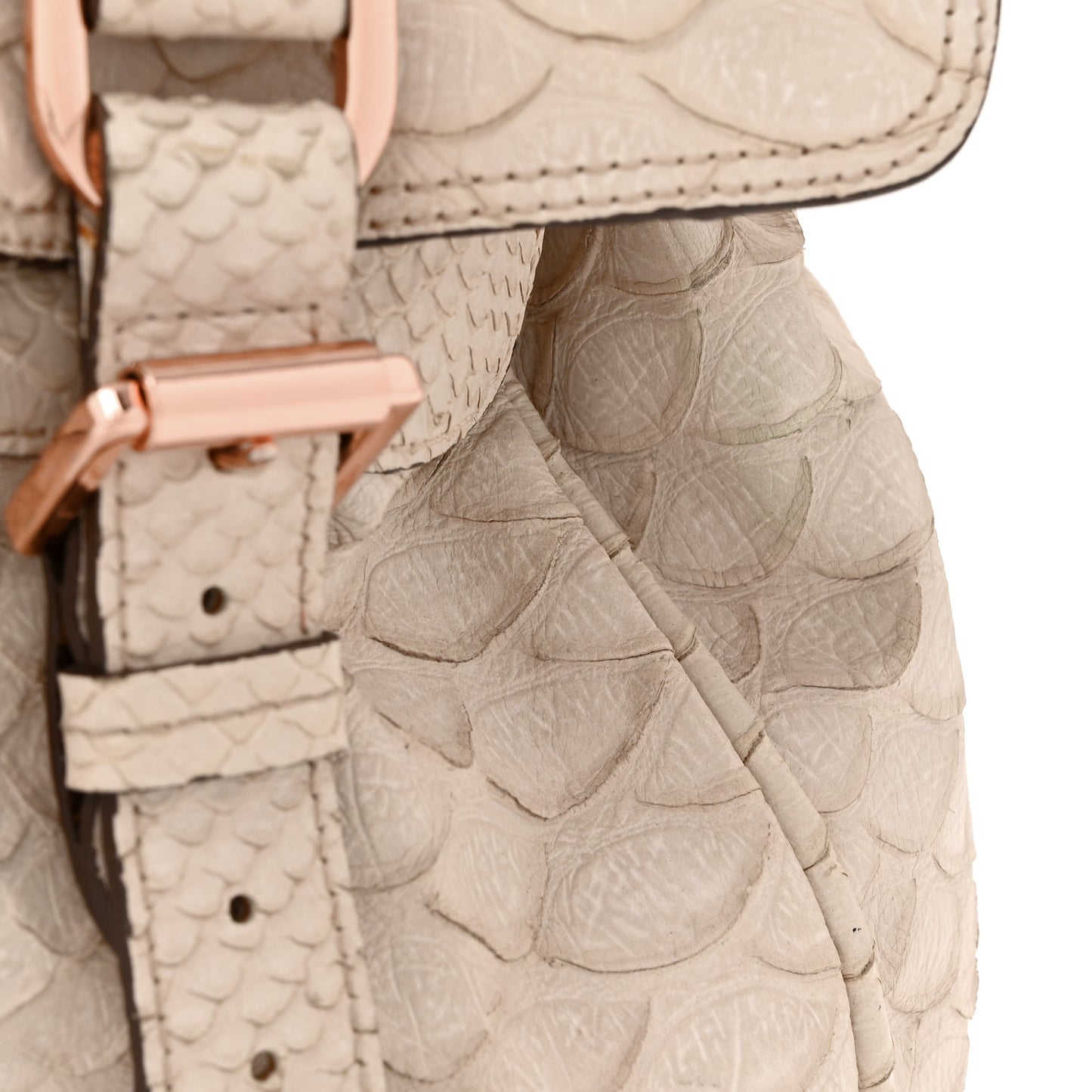 Silky Snake Print Oversized Alexa Pebbled Beige Pink