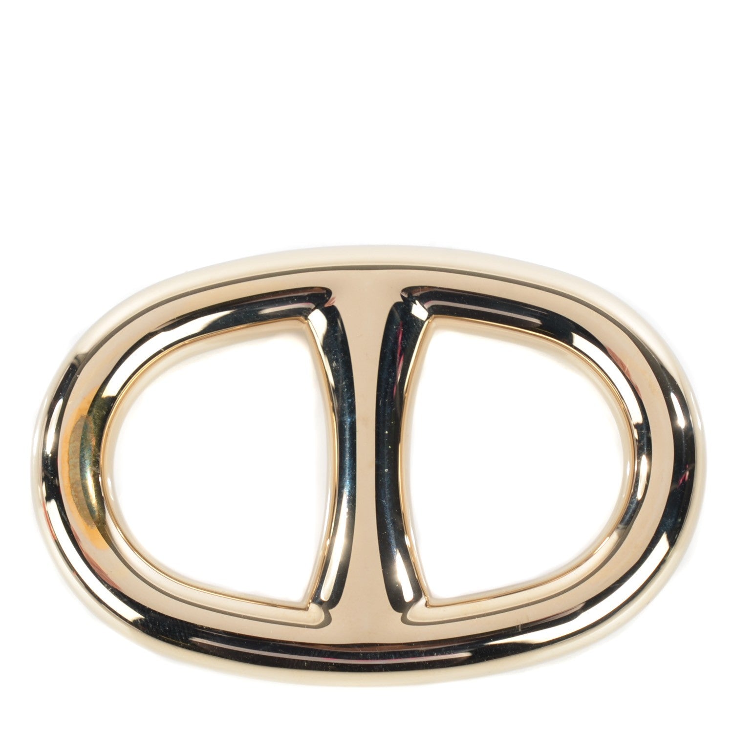 小物 HERMES Charms Cadenas scarf ring Hermes Kelly Canedas Charms Scarf Ring Vintage Gold Tone