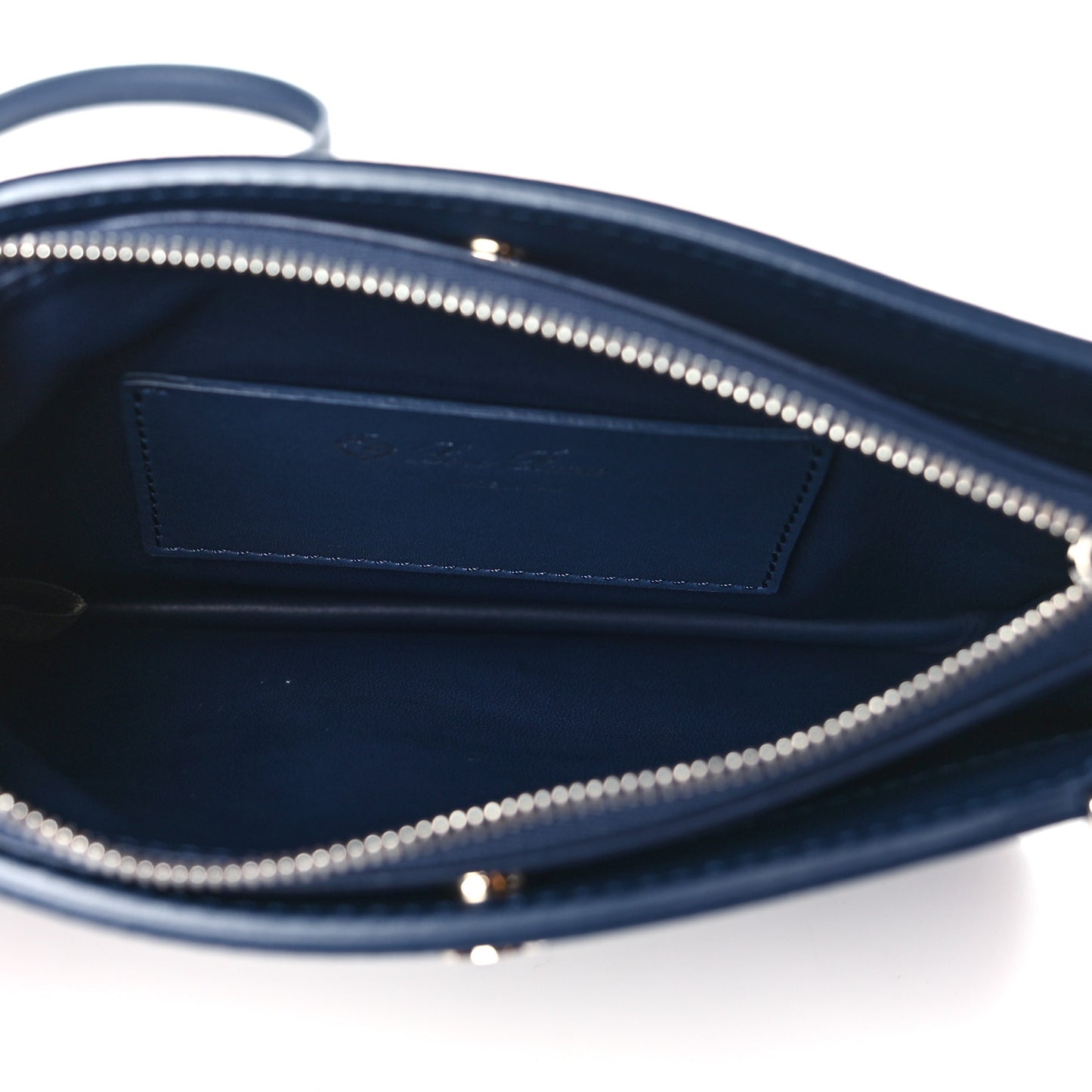 Calfskin Milky Way Odessa Shoulder Bag Navy